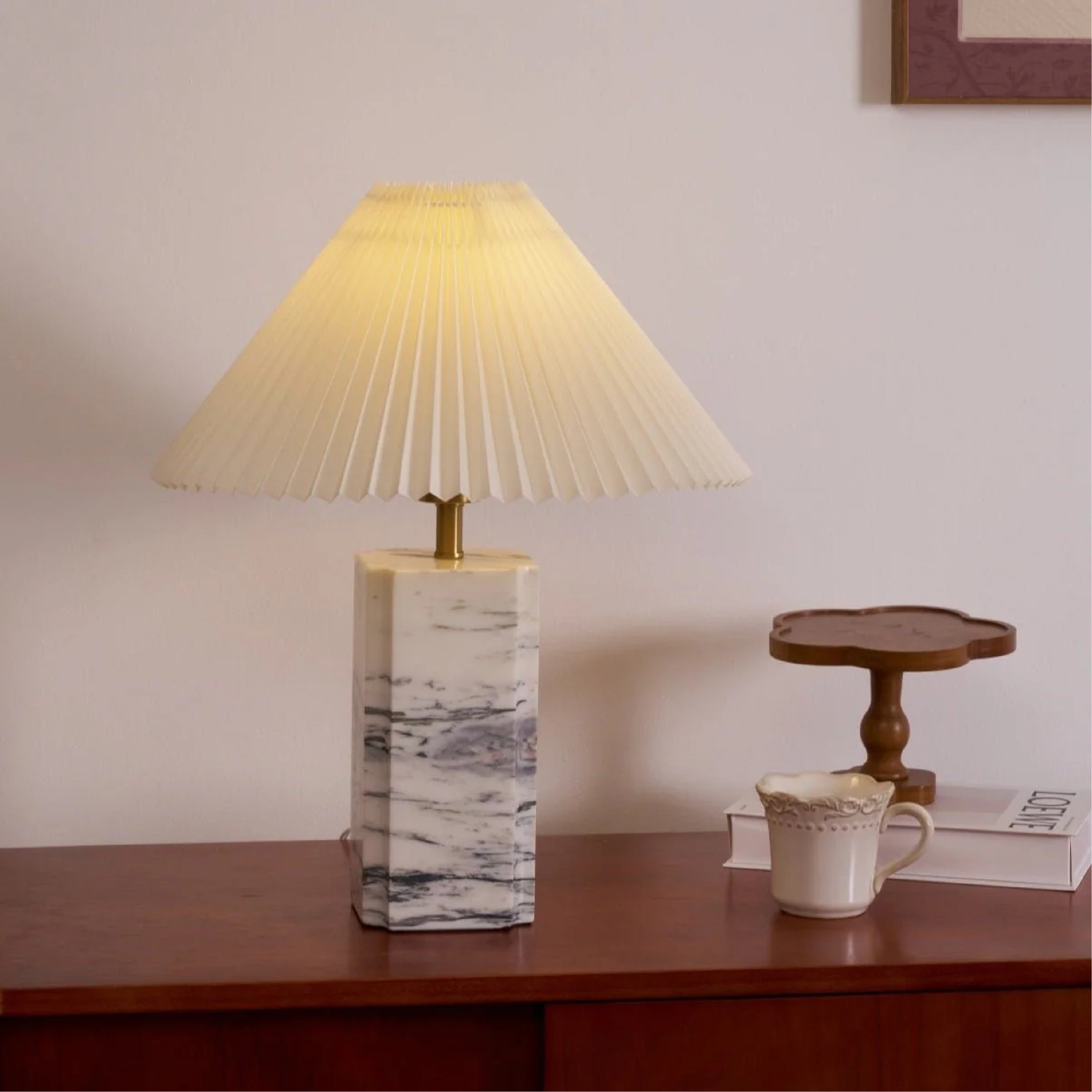 Lampe à poser en marbre de Rica