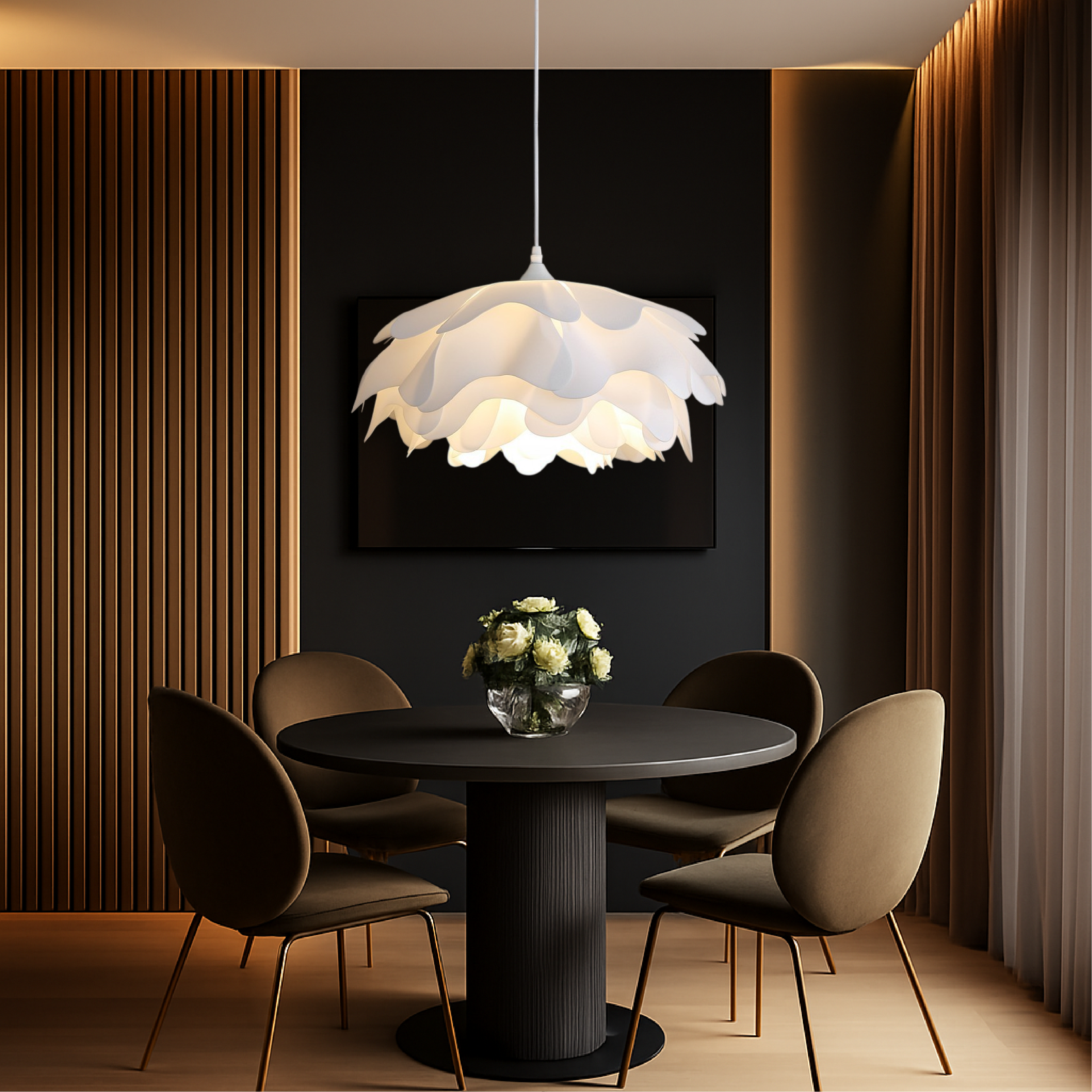 Lampe pendante Peony Mud