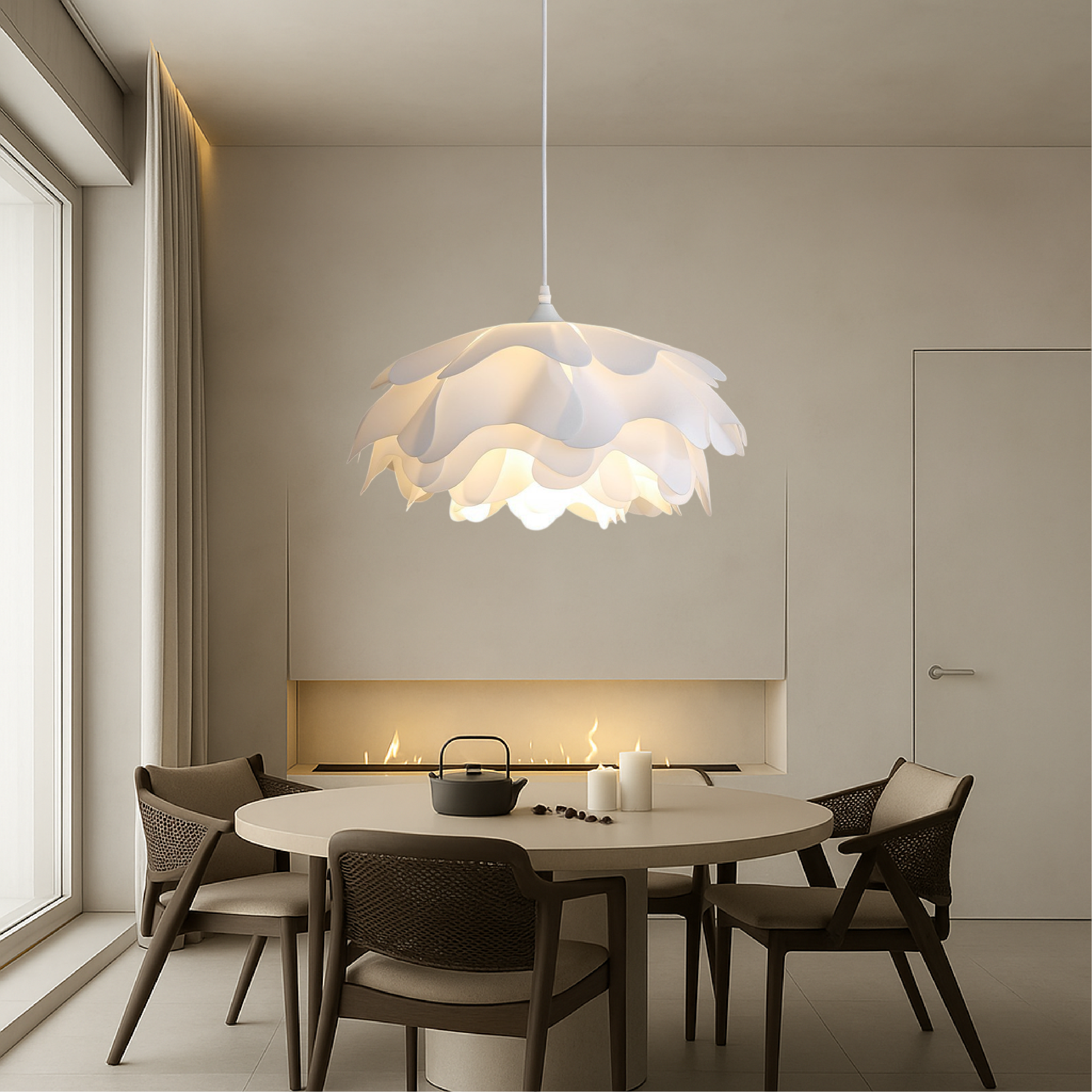Lampe pendante Peony Mud