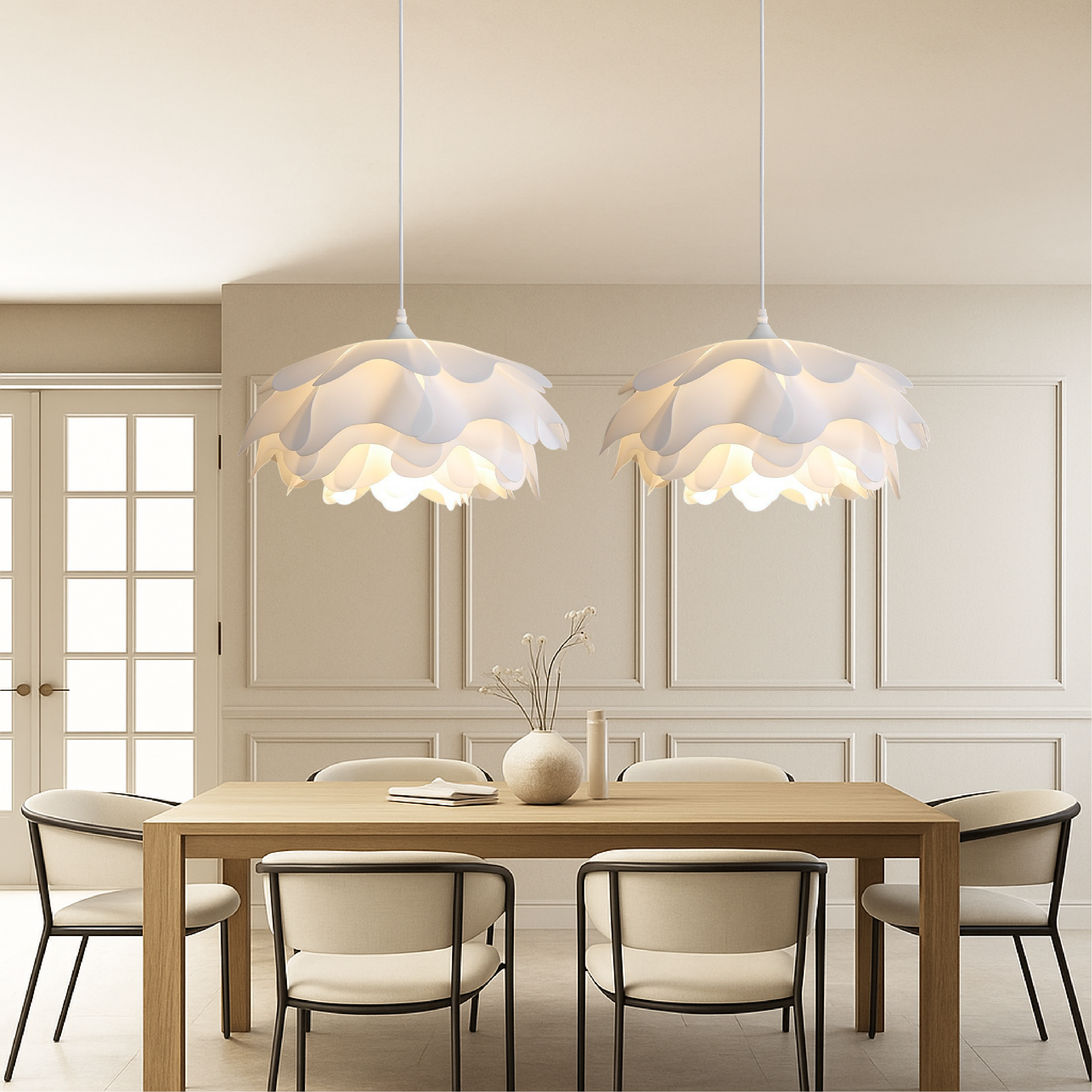 Lampe pendante Peony Mud