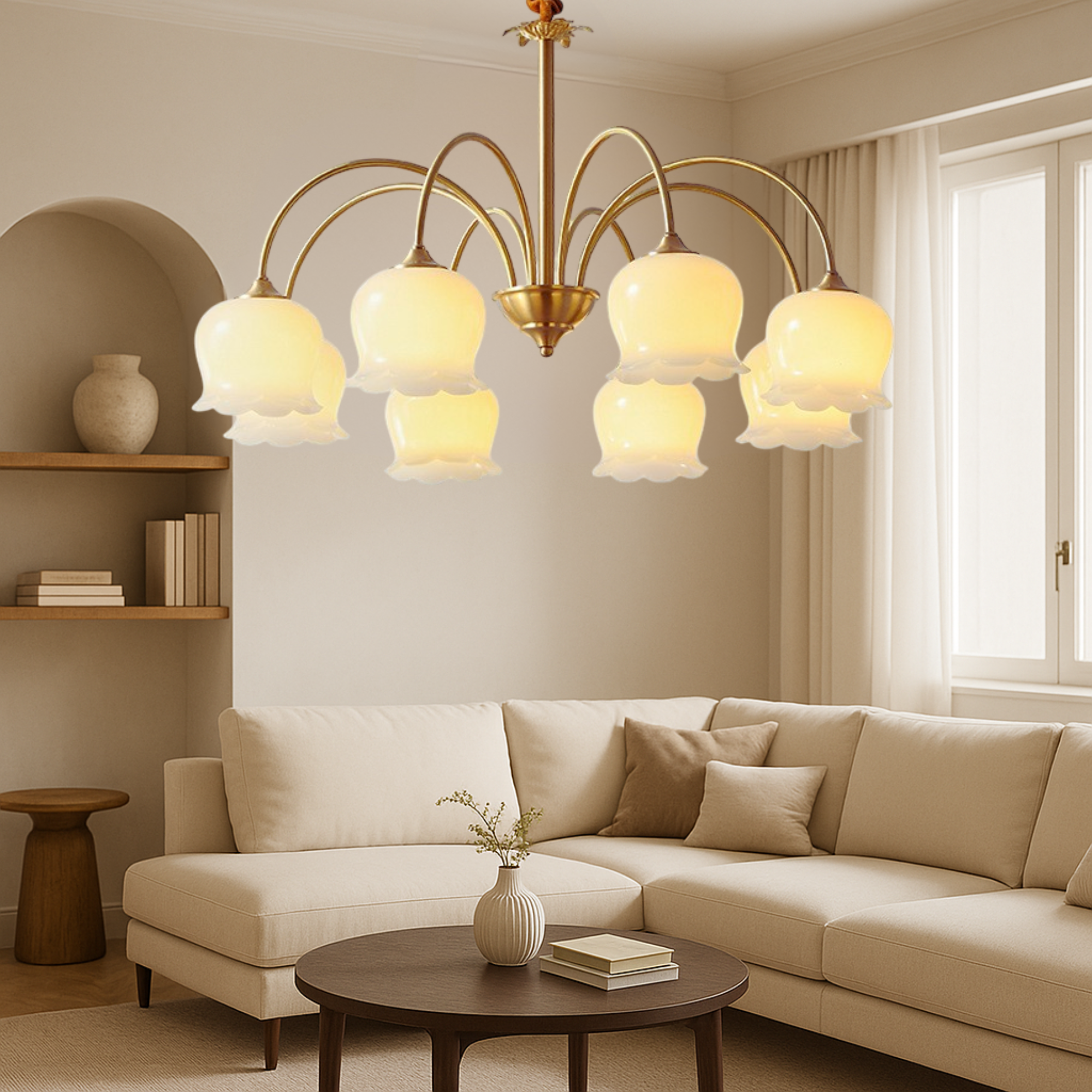 Lustre en cuivre français