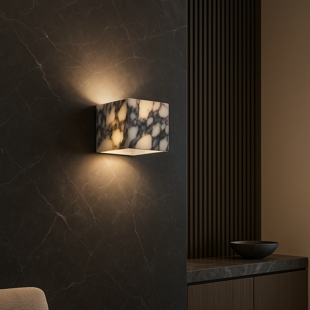 Applique Cube Marbre
