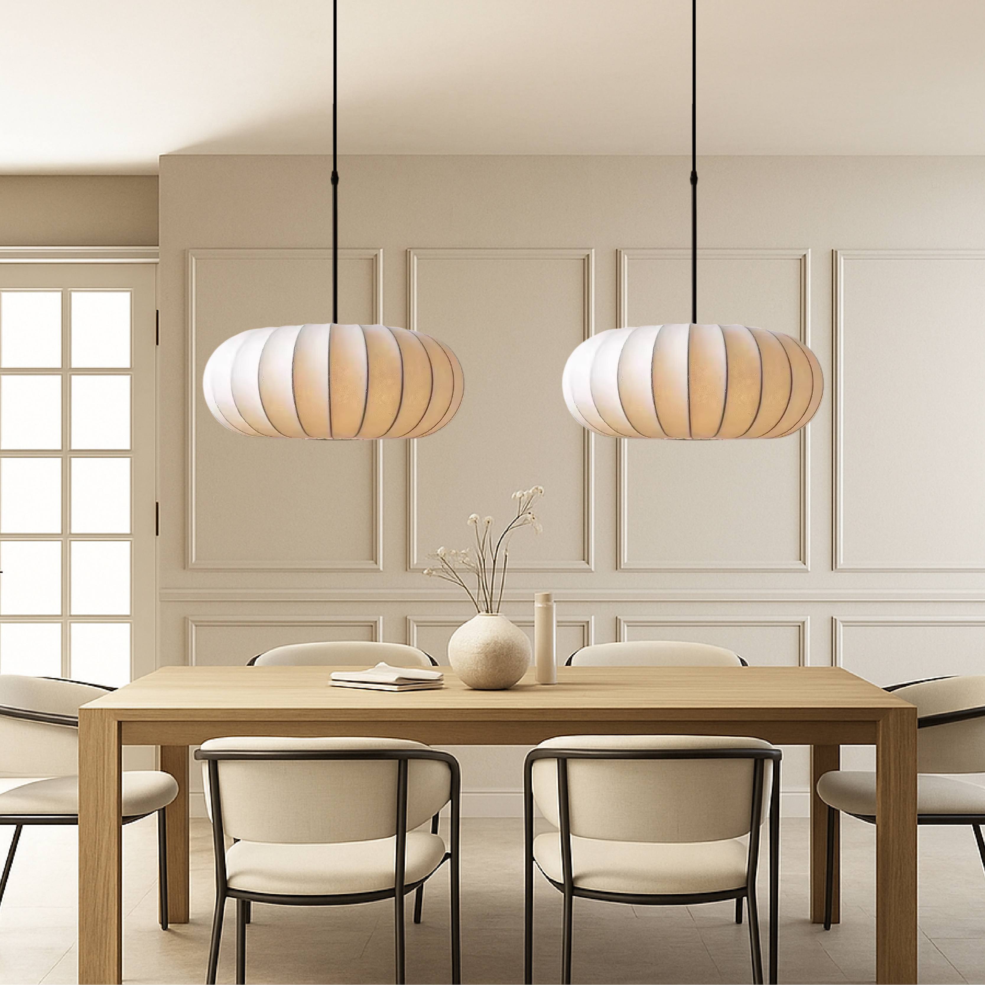 Lampe suspendue en soie Verona