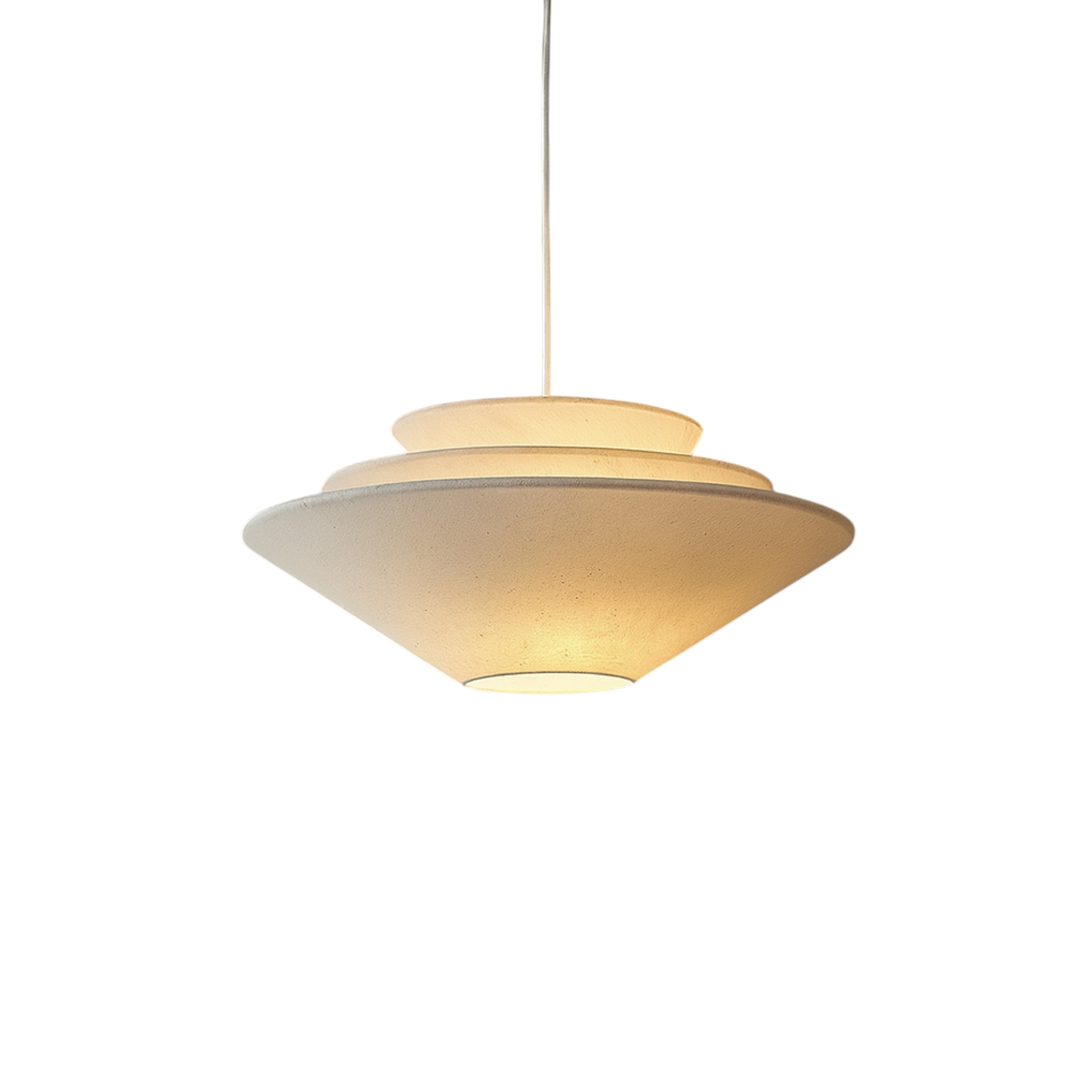 Lampe suspendue multicouche Wabi Sabi