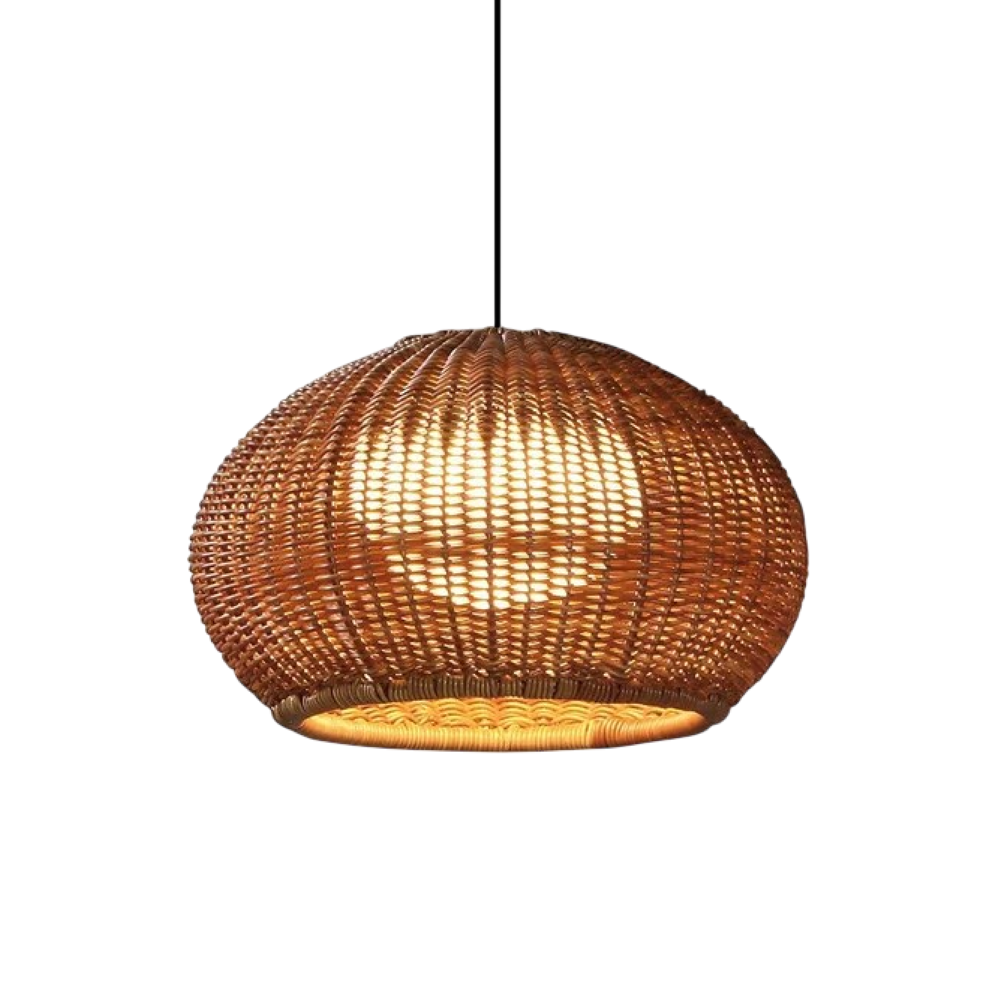 Lampe suspendue en bambou pour l'extérieur et l'intérieur