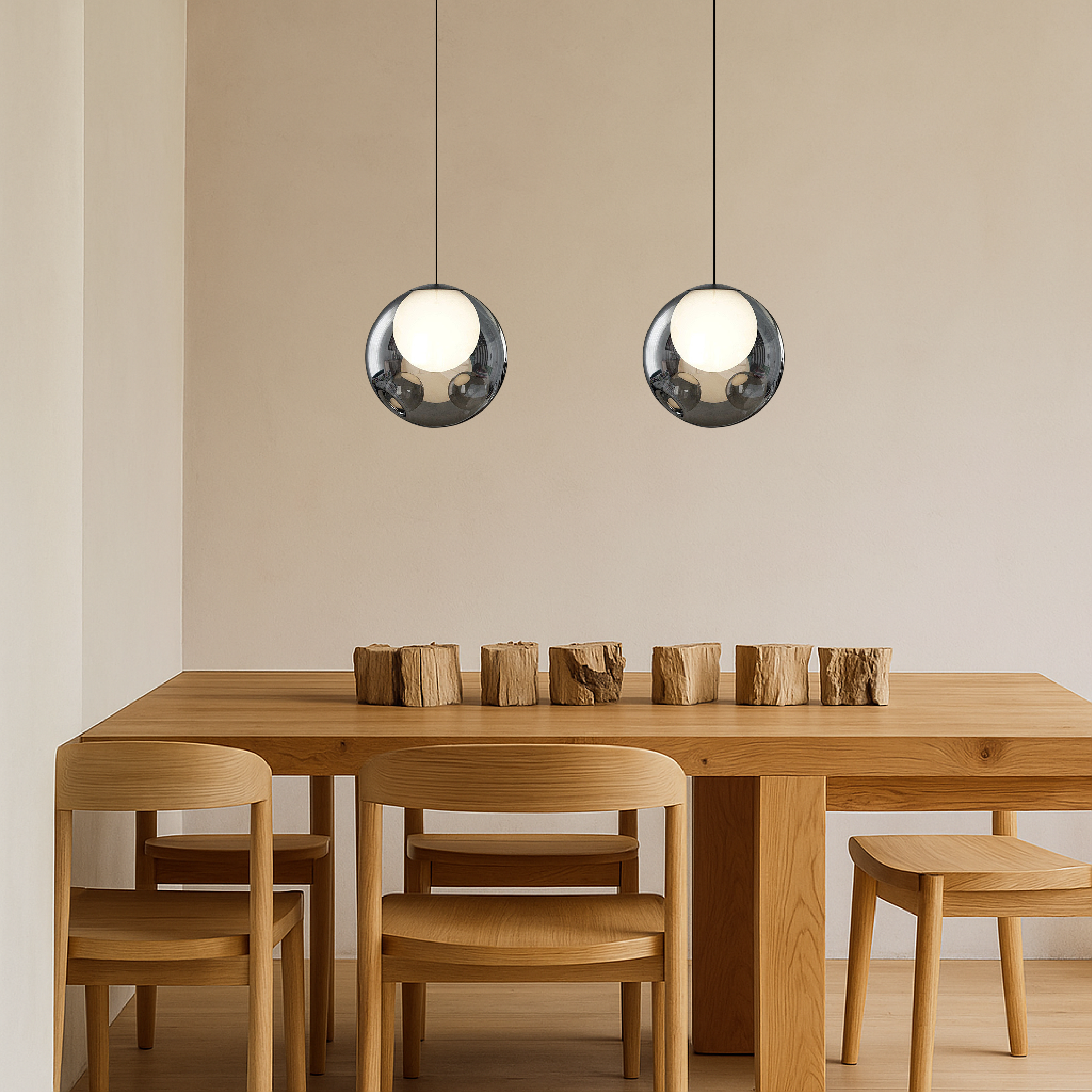 Pendentif en verre italien