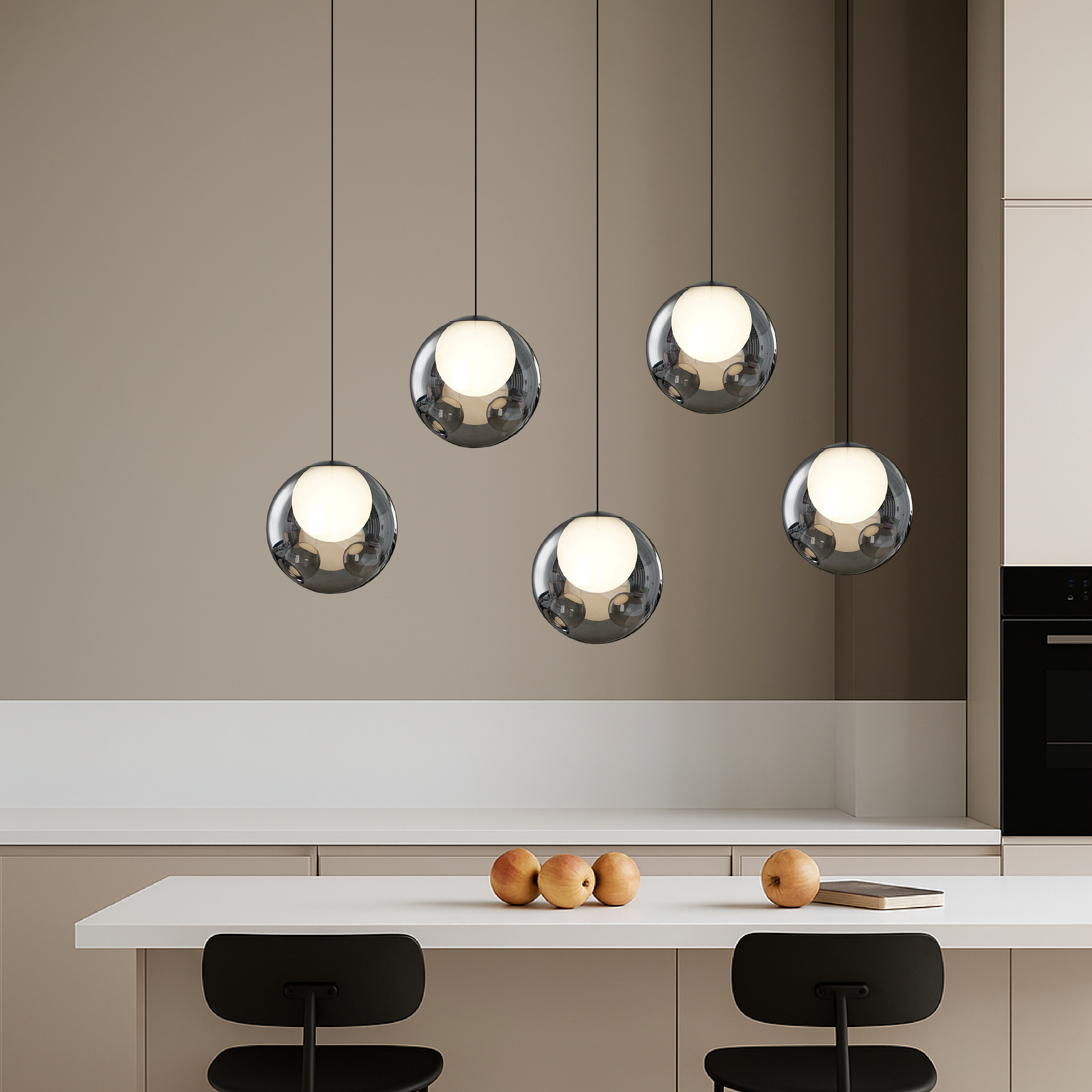 Pendentif en verre italien