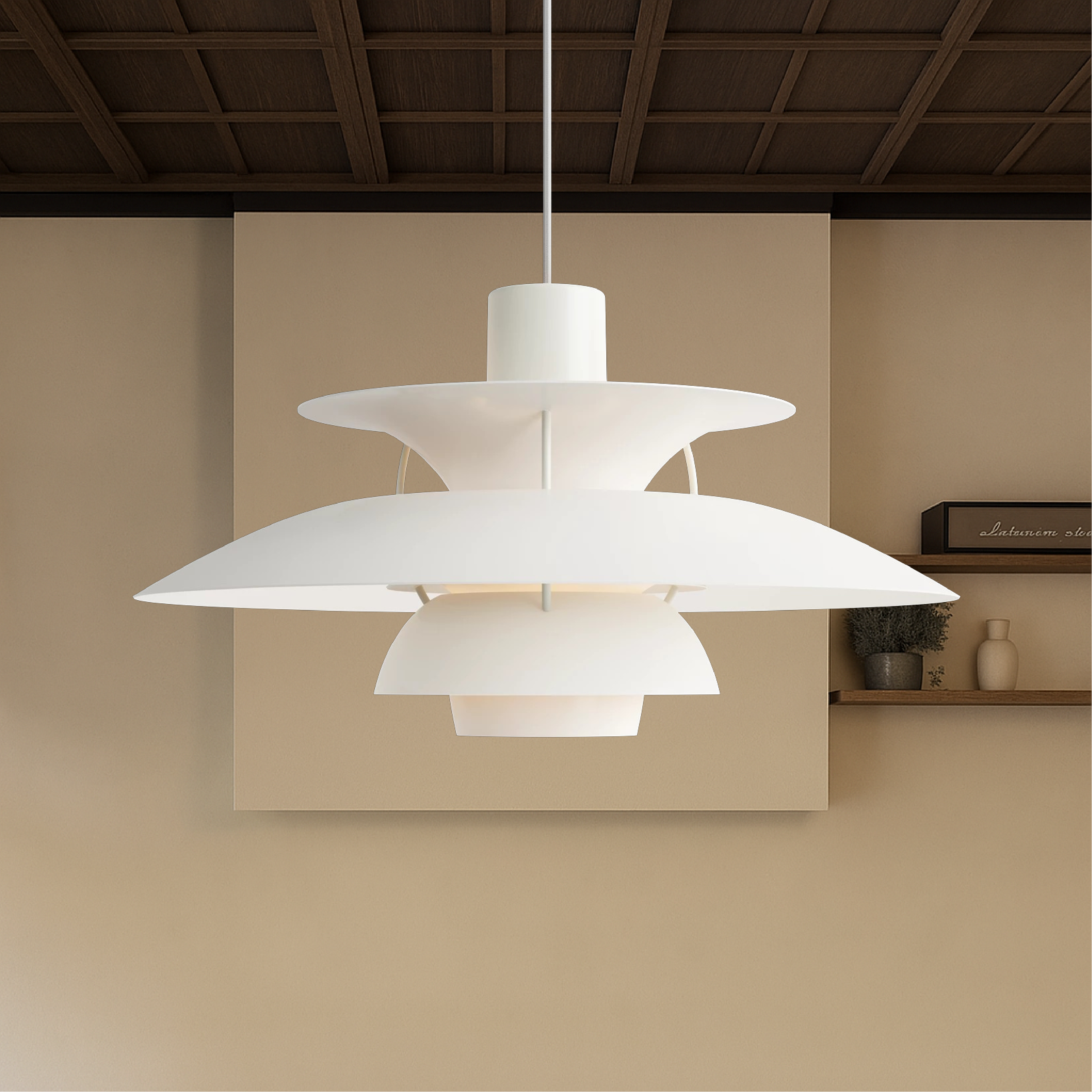 Lampe suspendue multicouche danoise