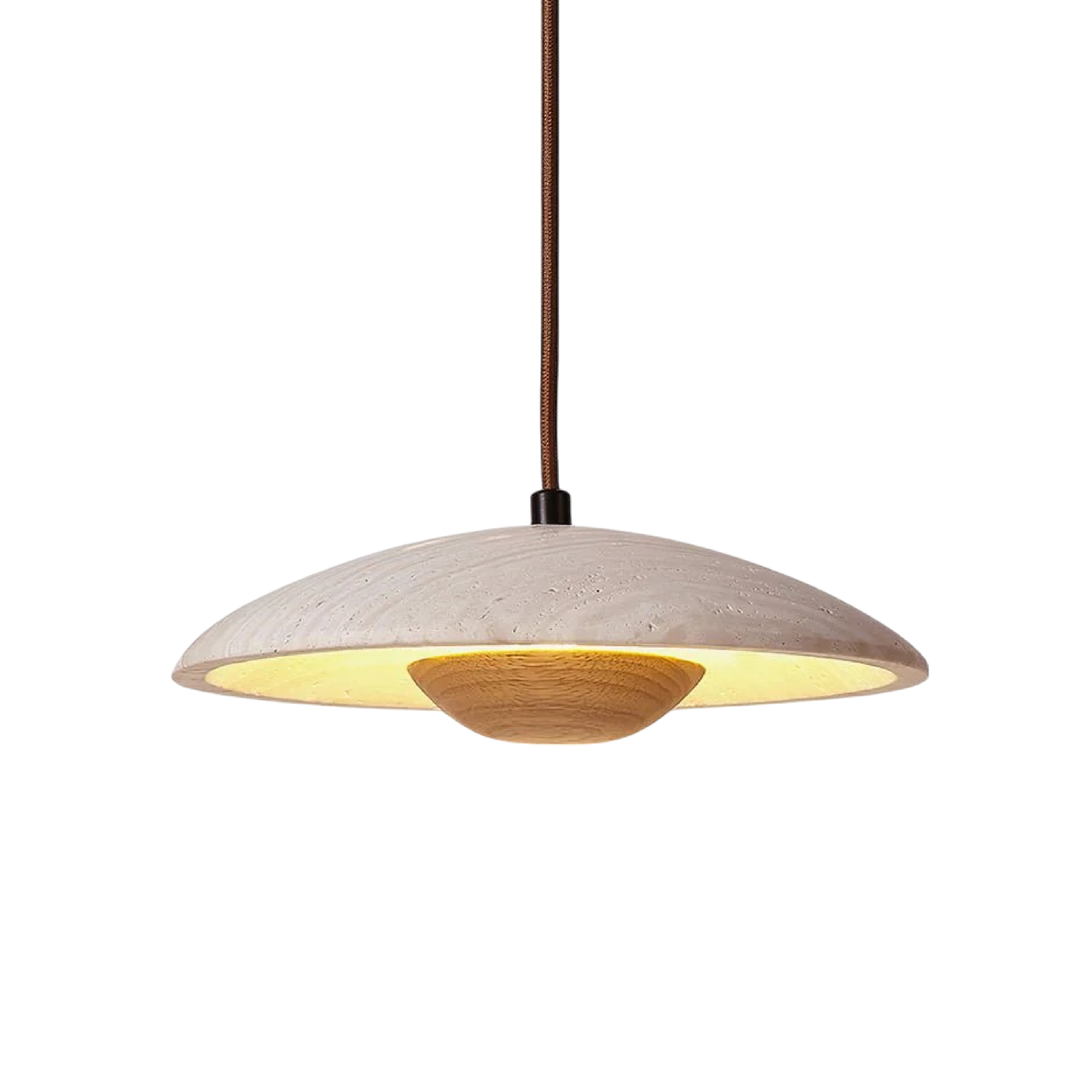 Lampe suspendue en pierre Sola