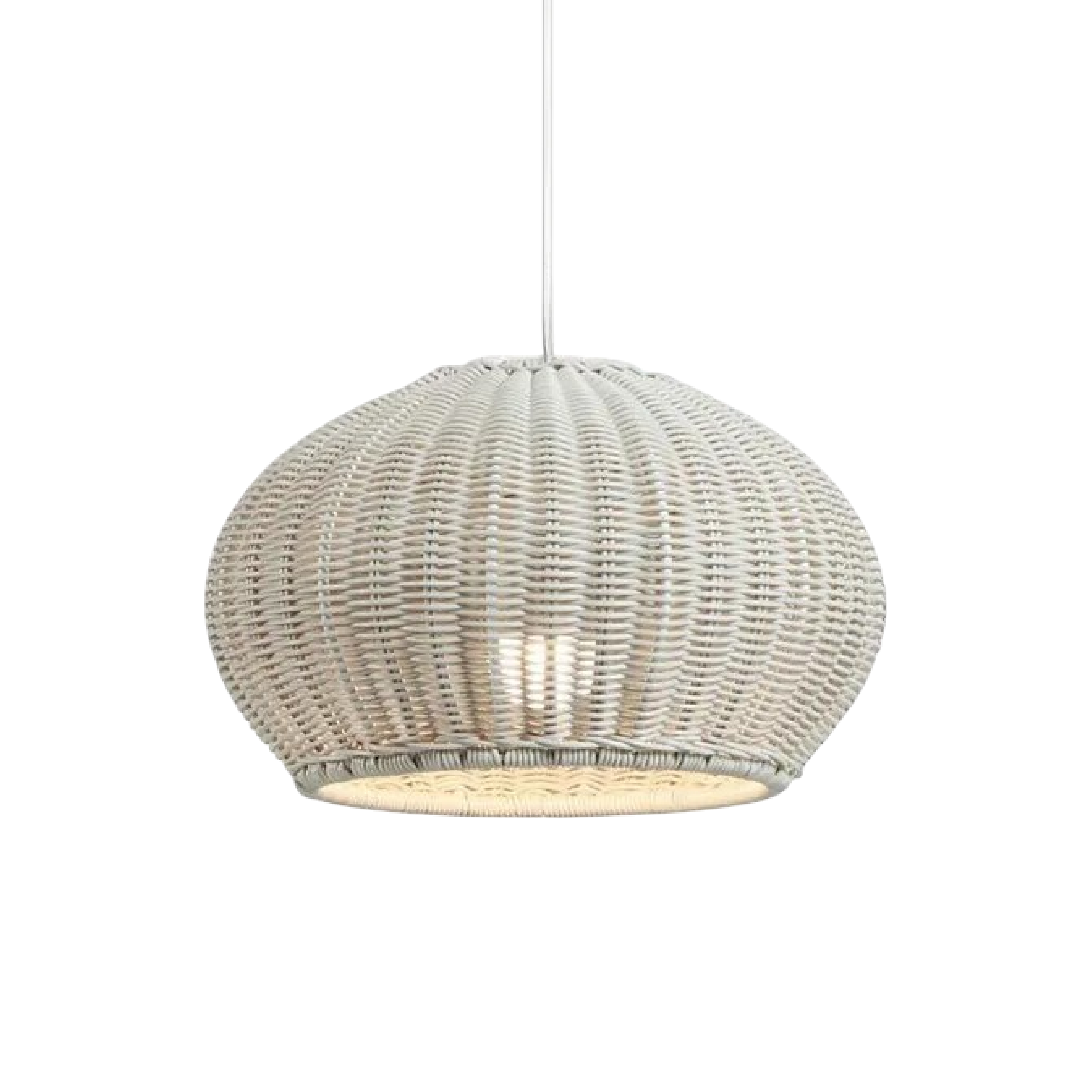 Lampe suspendue en bambou pour l'extérieur et l'intérieur