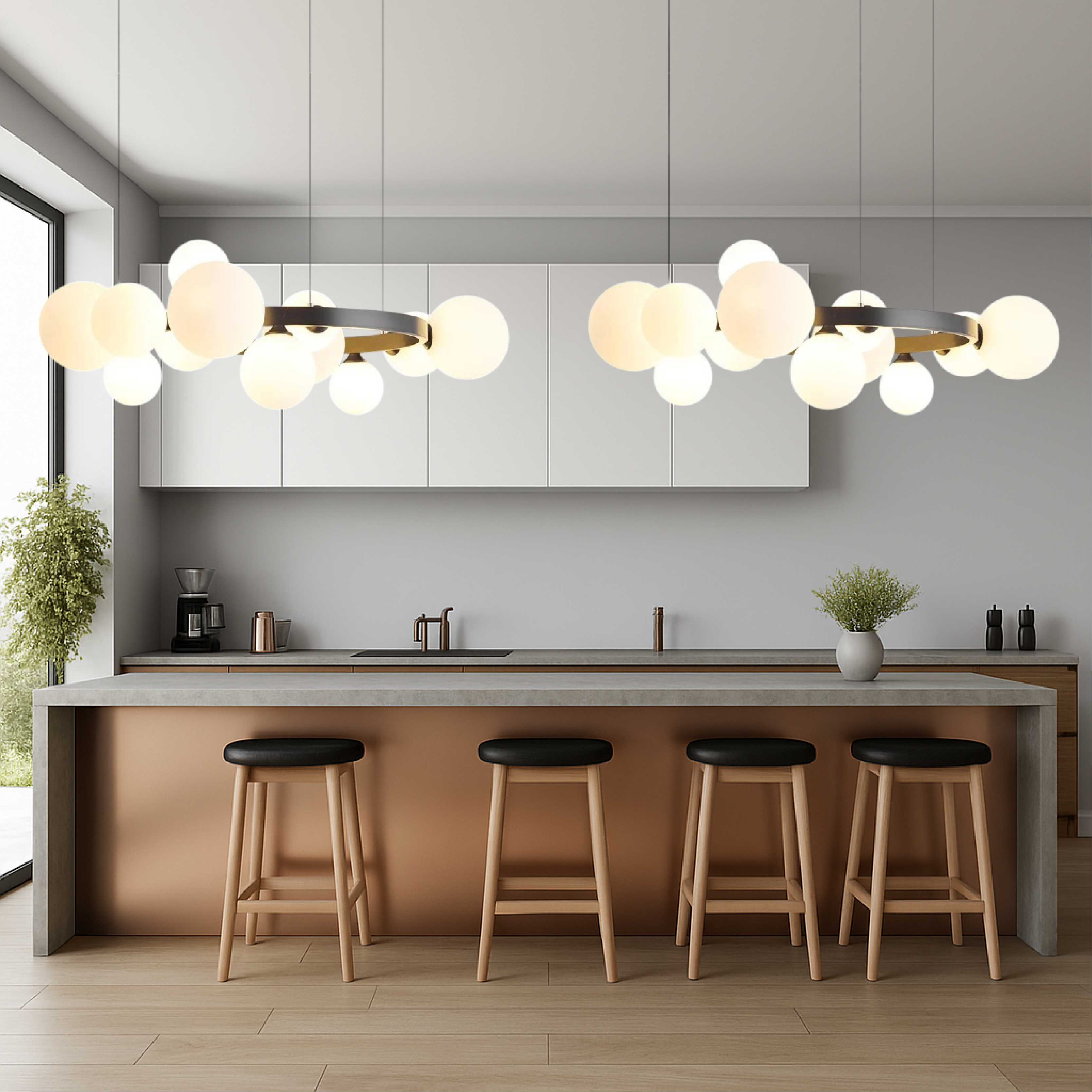 Lustre de salon nordique
