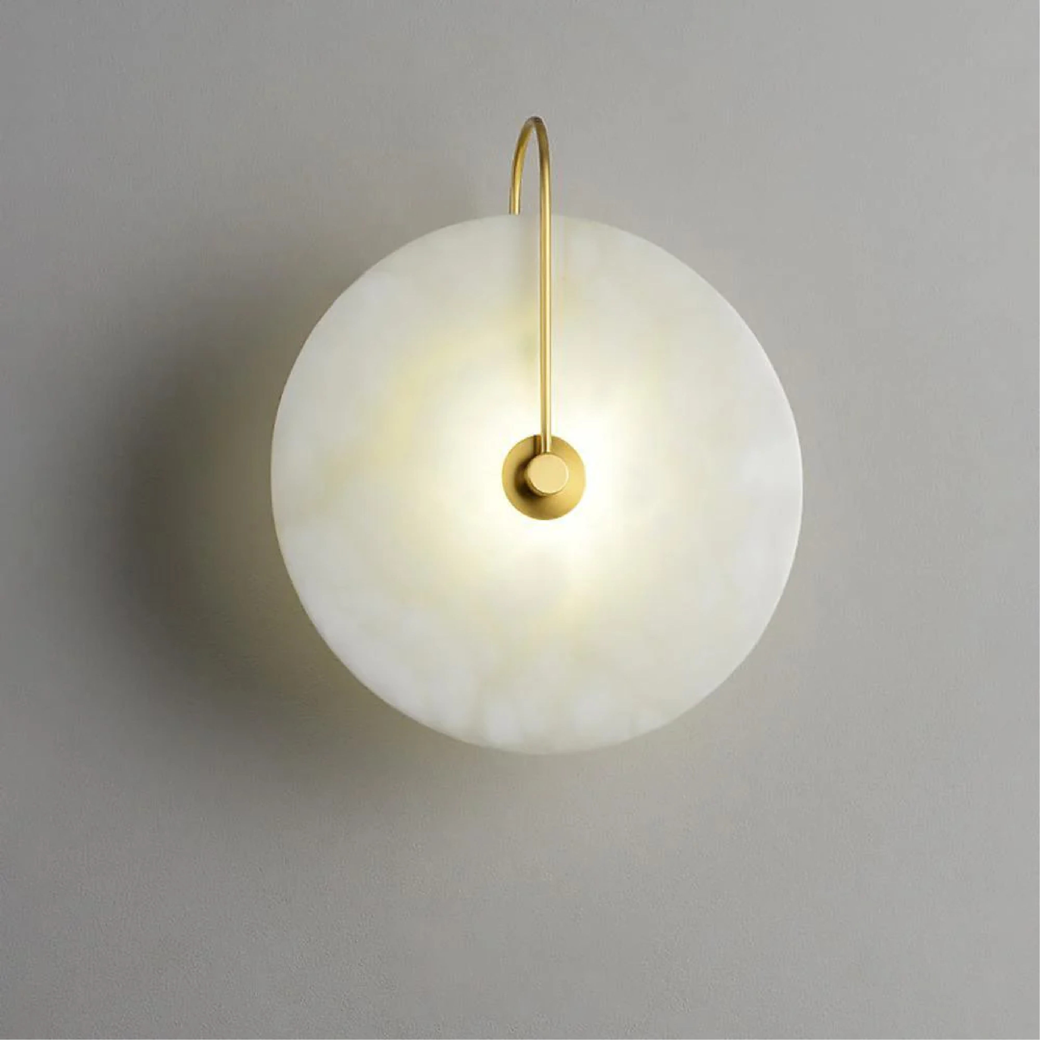 Lampe murale LED en marbre Alab
