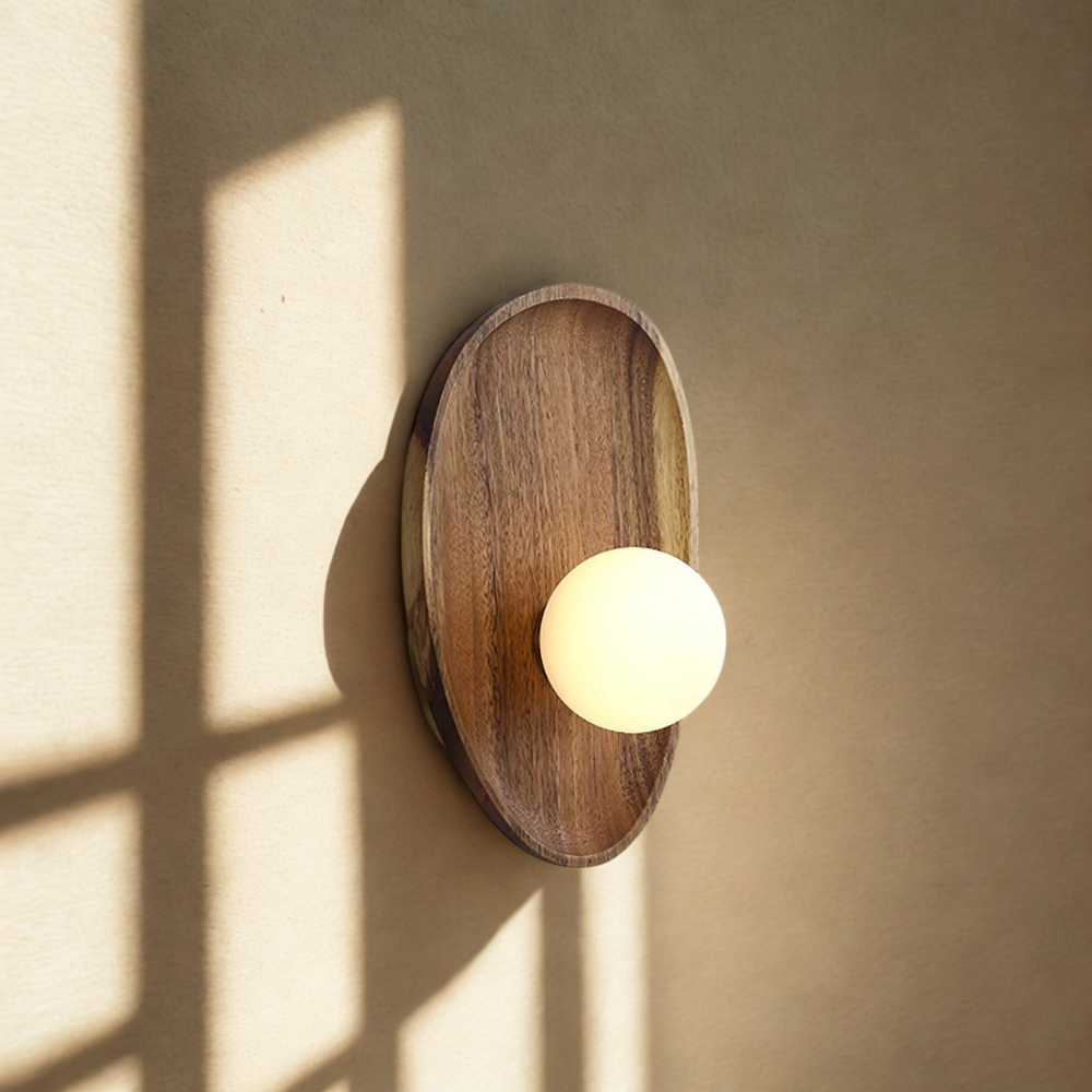 Lampe murale en bois Mirdor