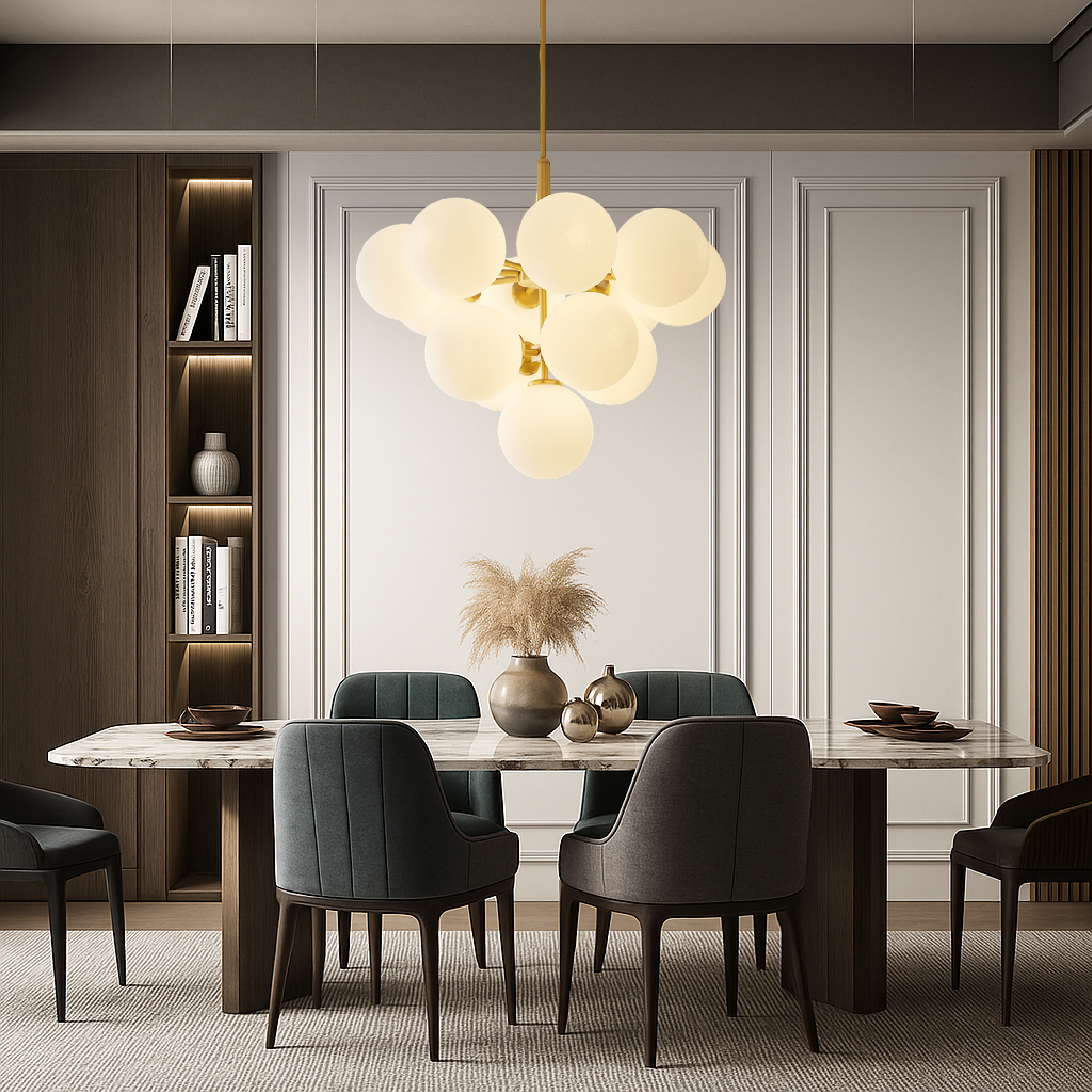 Lustre boule nordique