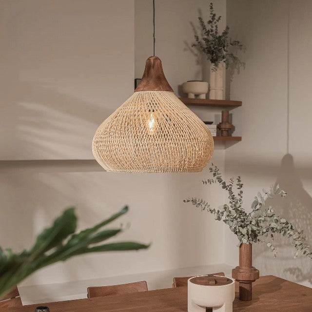 Lampe suspendue design japonaise