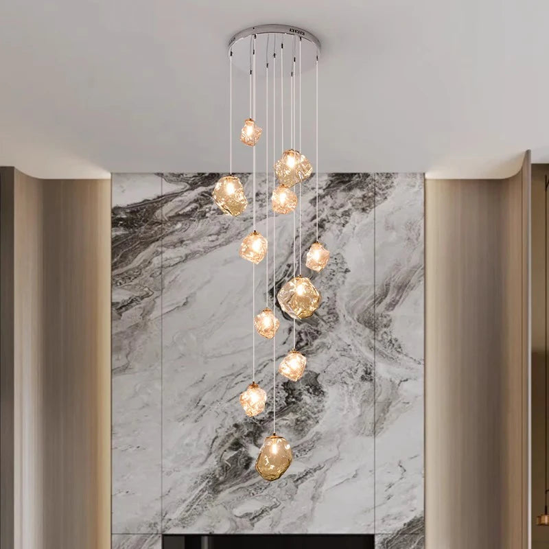 Lustre d'escalier Nordic Villa