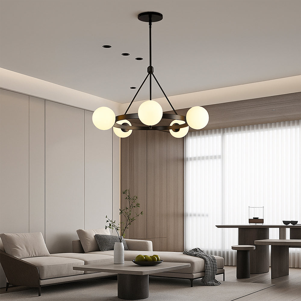 Lustre nordique à 5 têtes Uskas