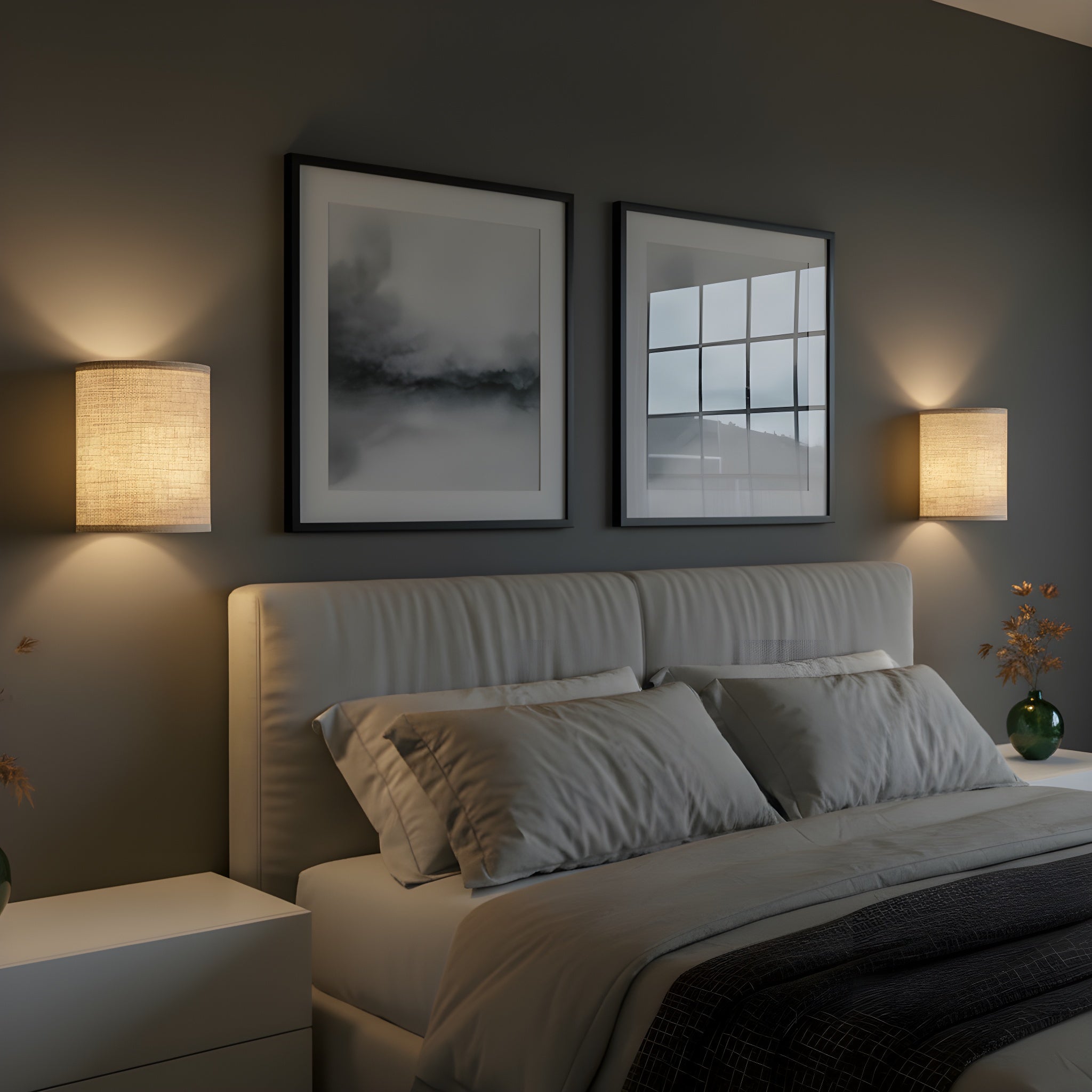 1+1 Scones muraux en tissu gratuits