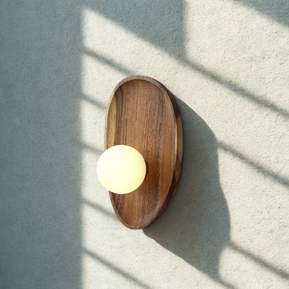 Lampe murale en bois Mirdor