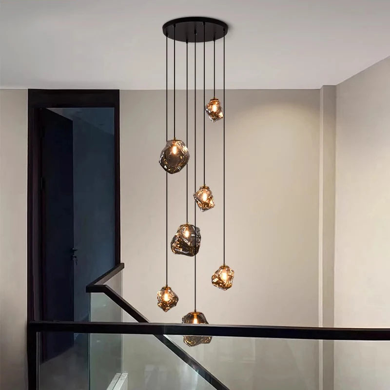 Lustre d'escalier Nordic Villa