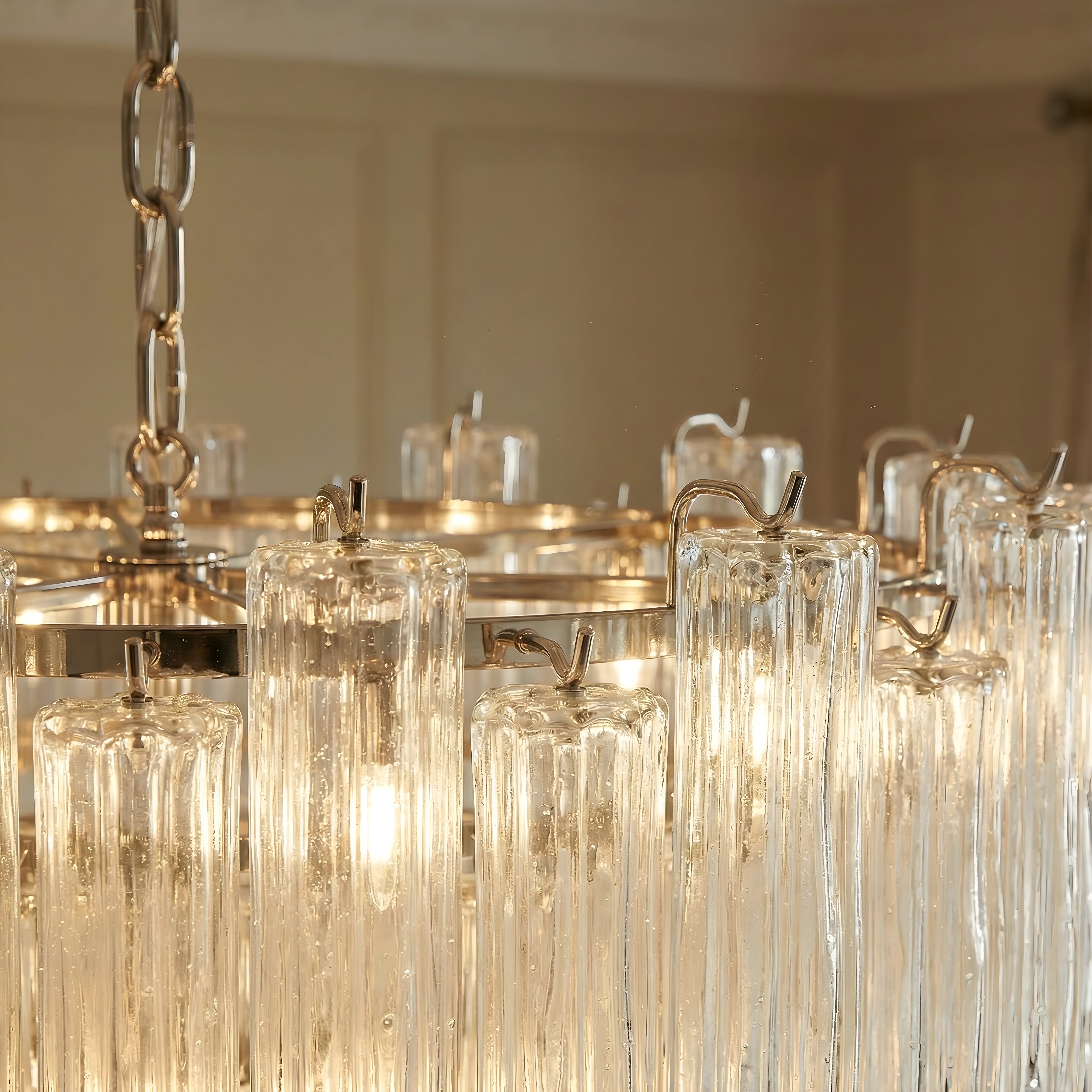 Lustre en verre français