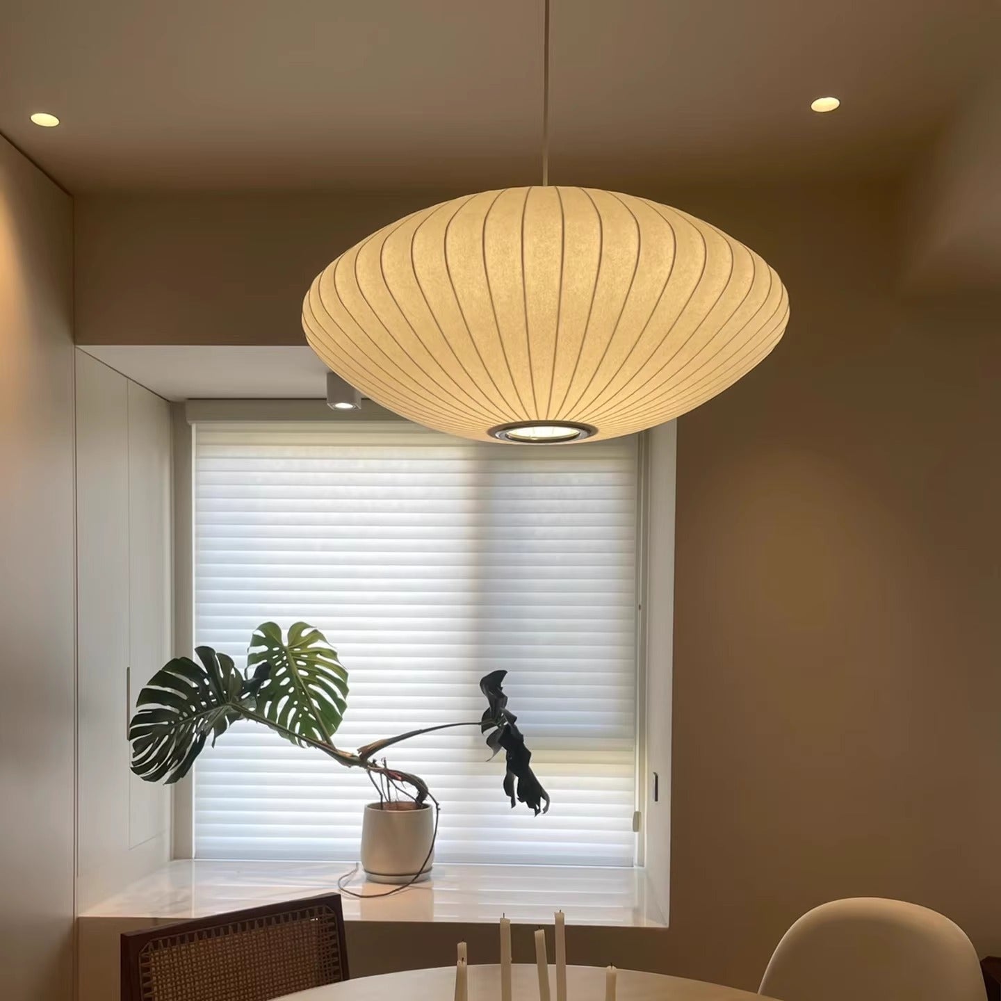 Suspension en soie italienne