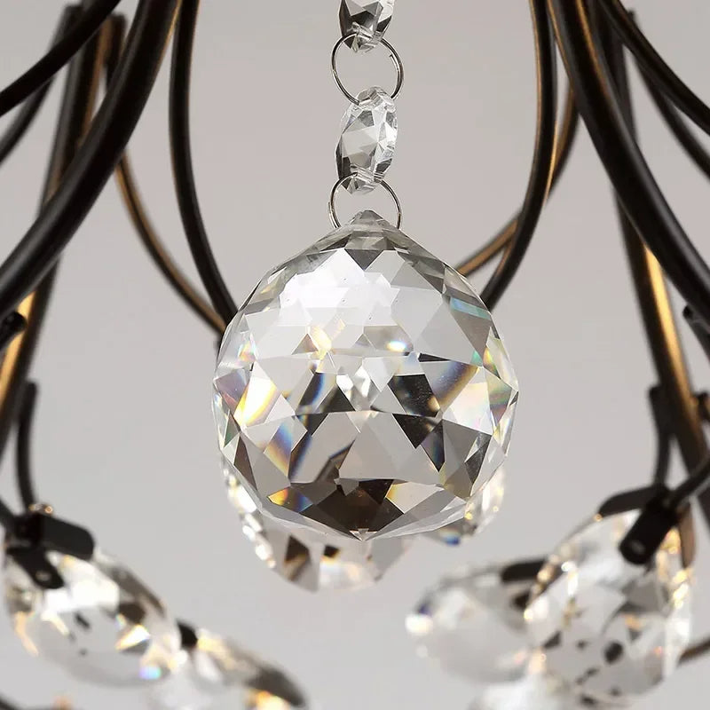 Plafonnier de luxe en cristal