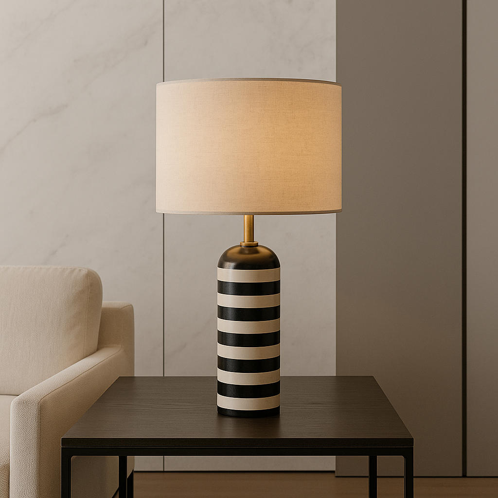 Lampe à poser en marbre Rexo