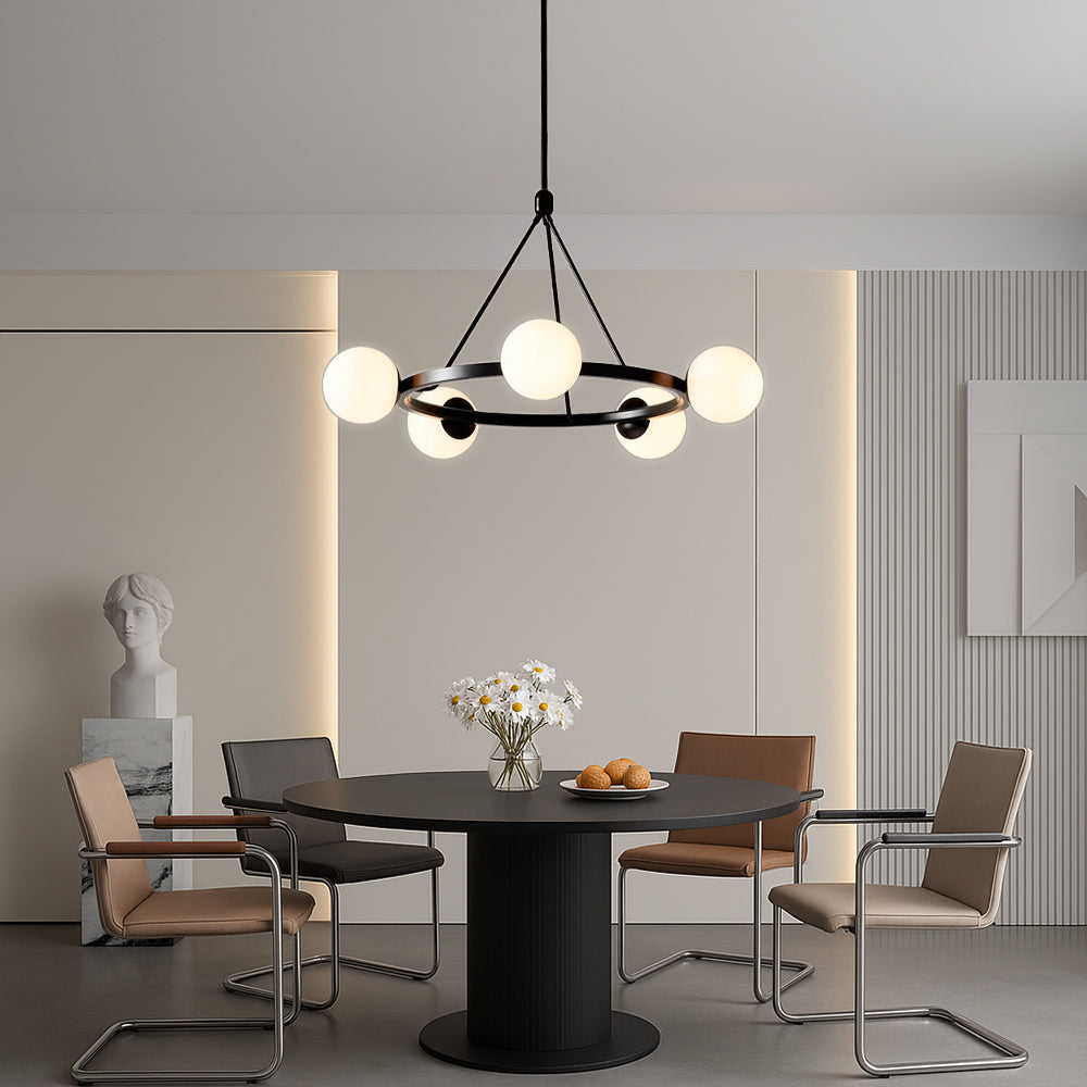 Lustre nordique à 5 têtes Uskas