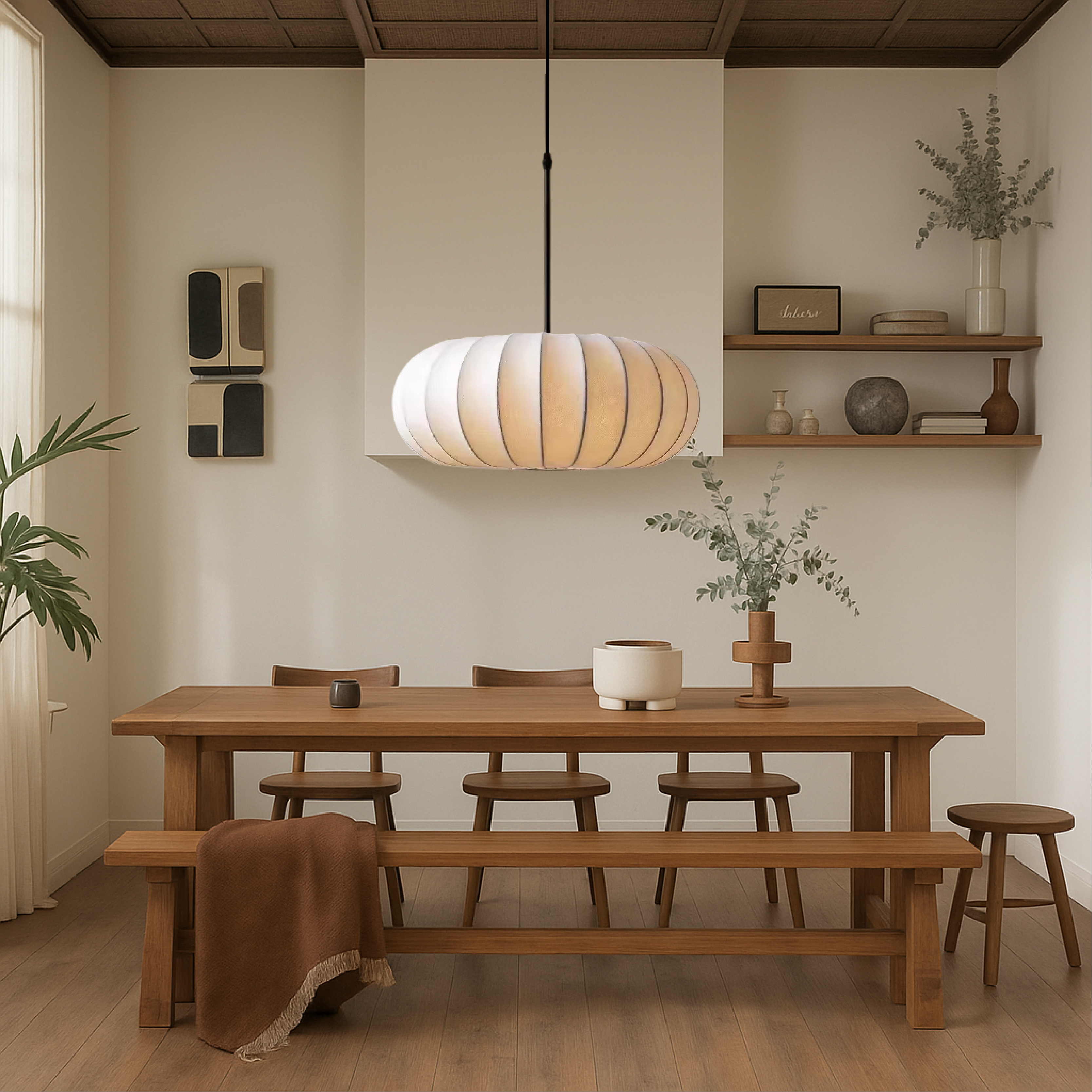 Lampe suspendue en soie Verona