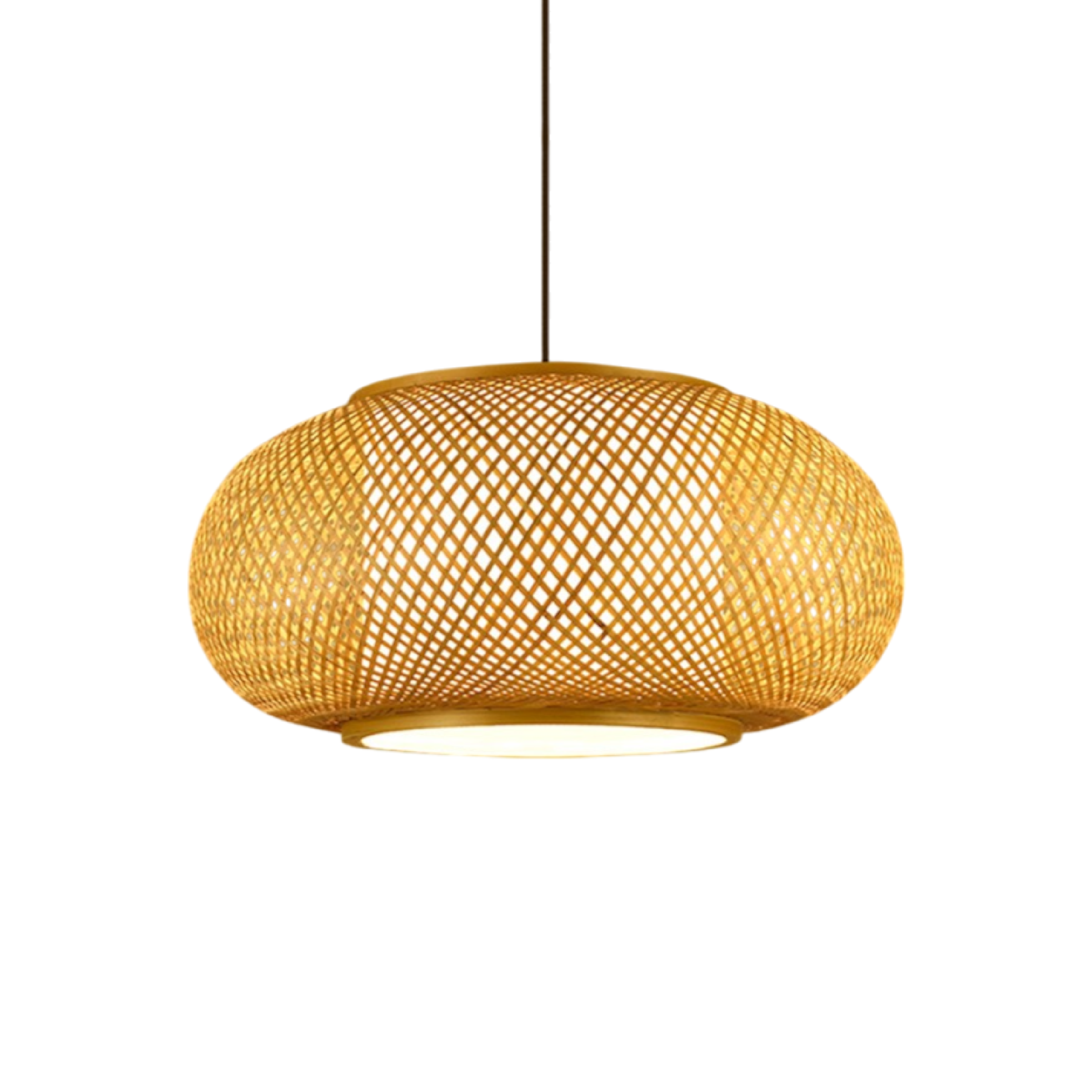 Lampe suspendue en bambou Hansens