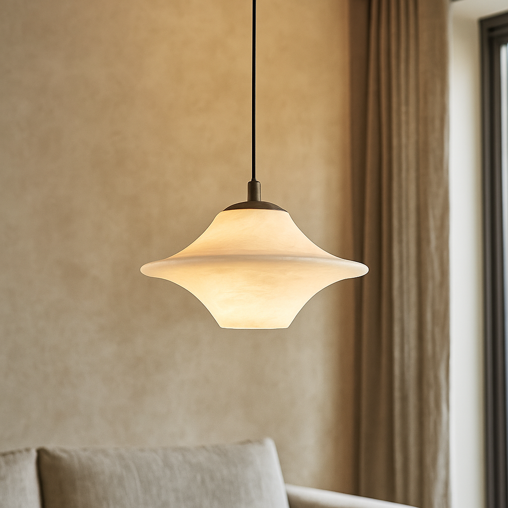 Suspension en marbre naturel