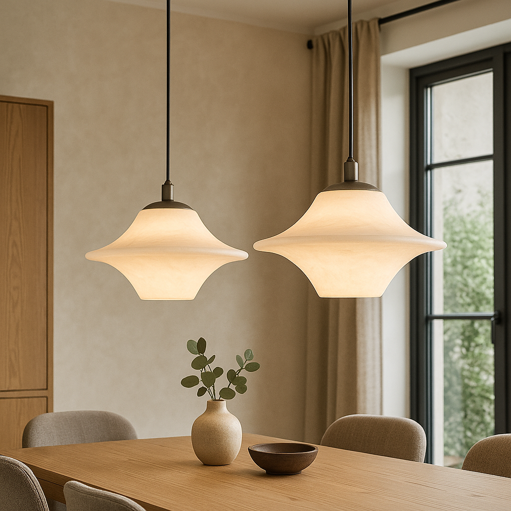 Suspension en marbre naturel