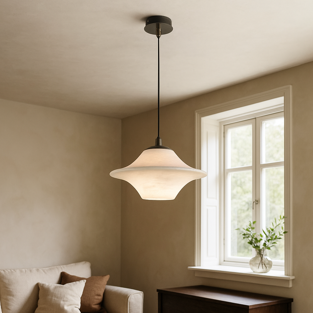 Suspension en marbre naturel