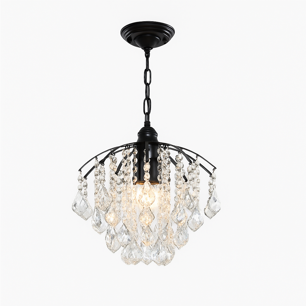 Lustre en cristal pour chambre à coucher