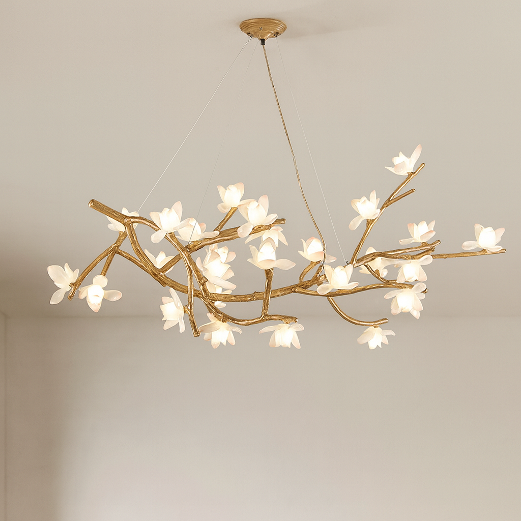 Lustre en forme de branche d'arbre