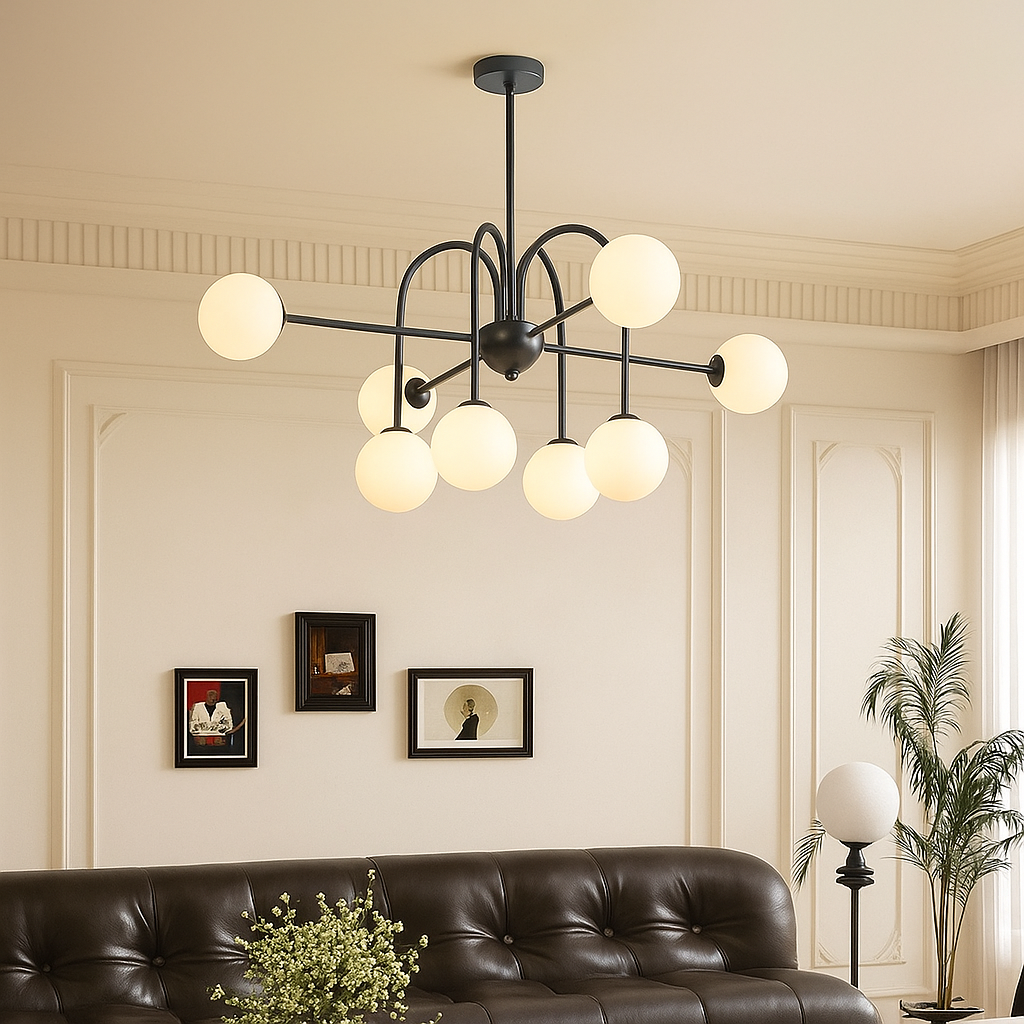Lustre en poutre d'art