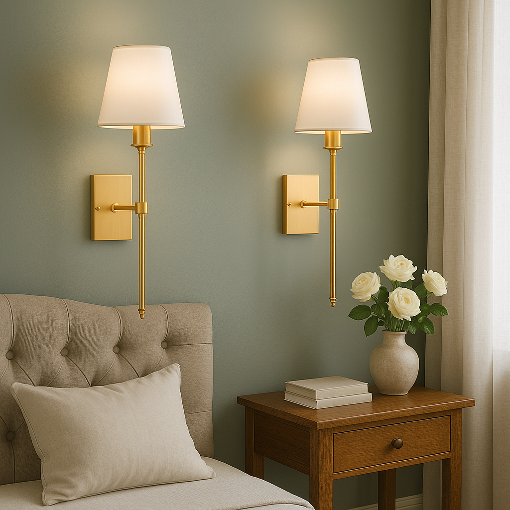 (2-Pack) Lampe murale sans fil rechargeable