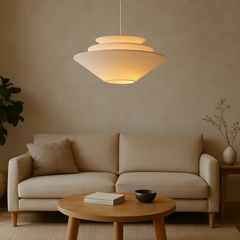 Lampe suspendue multicouche Wabi Sabi