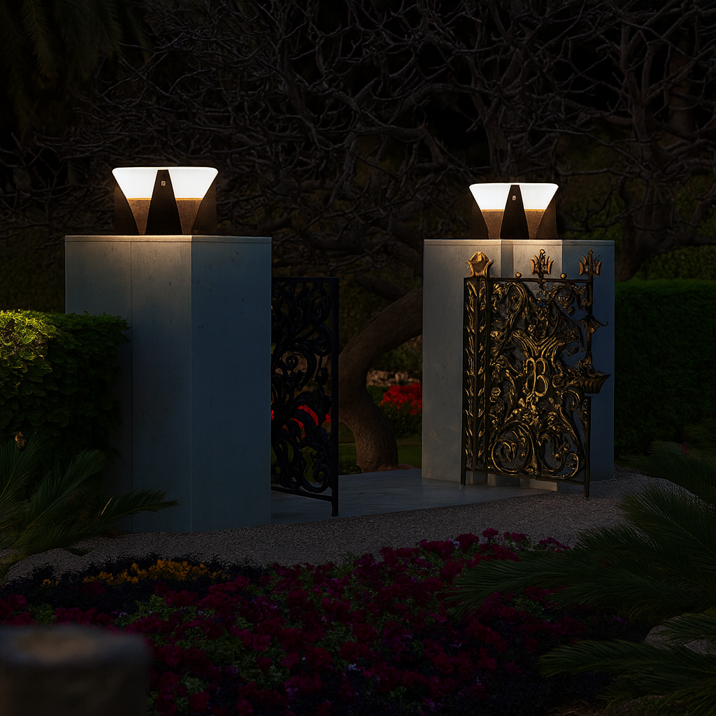 Lampe de terrasse solaire