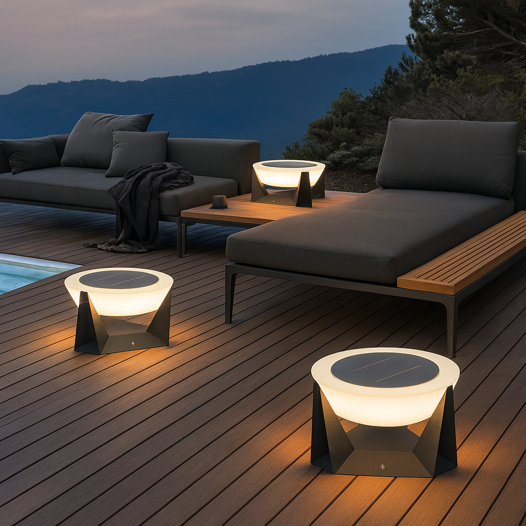 Lampe de terrasse solaire