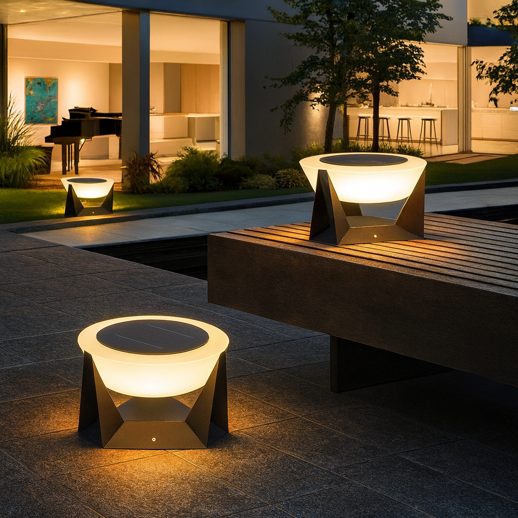 Lampe de terrasse solaire