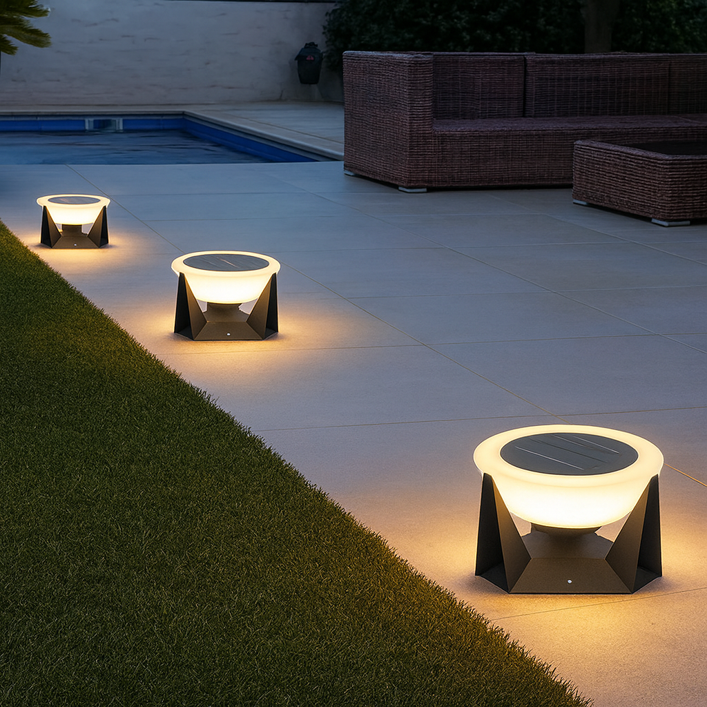 Lampe de terrasse solaire