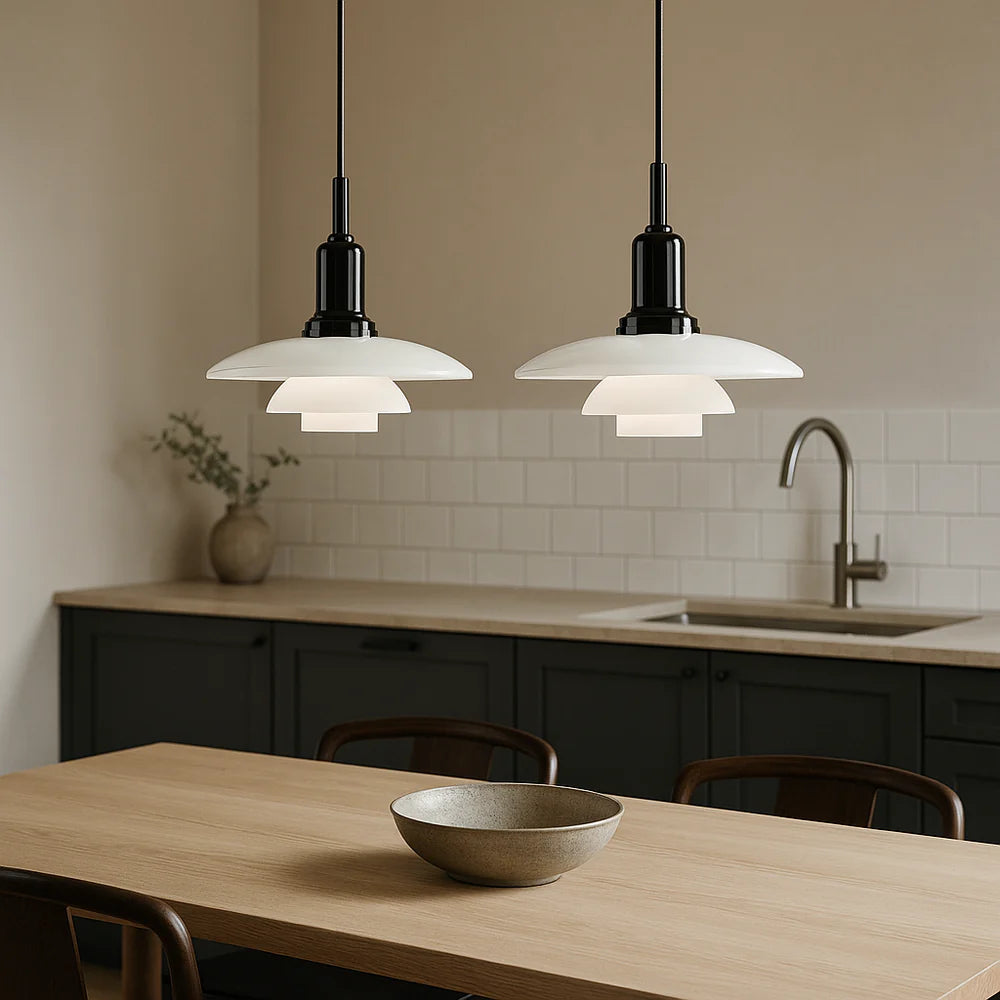 2/3 Head Lampe pendante design danoise