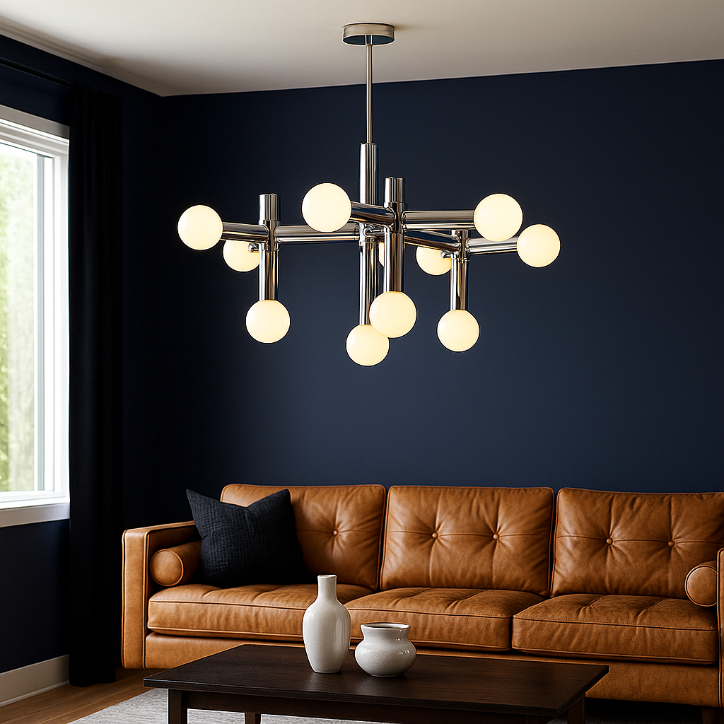 Lustre Bauhaus en métal