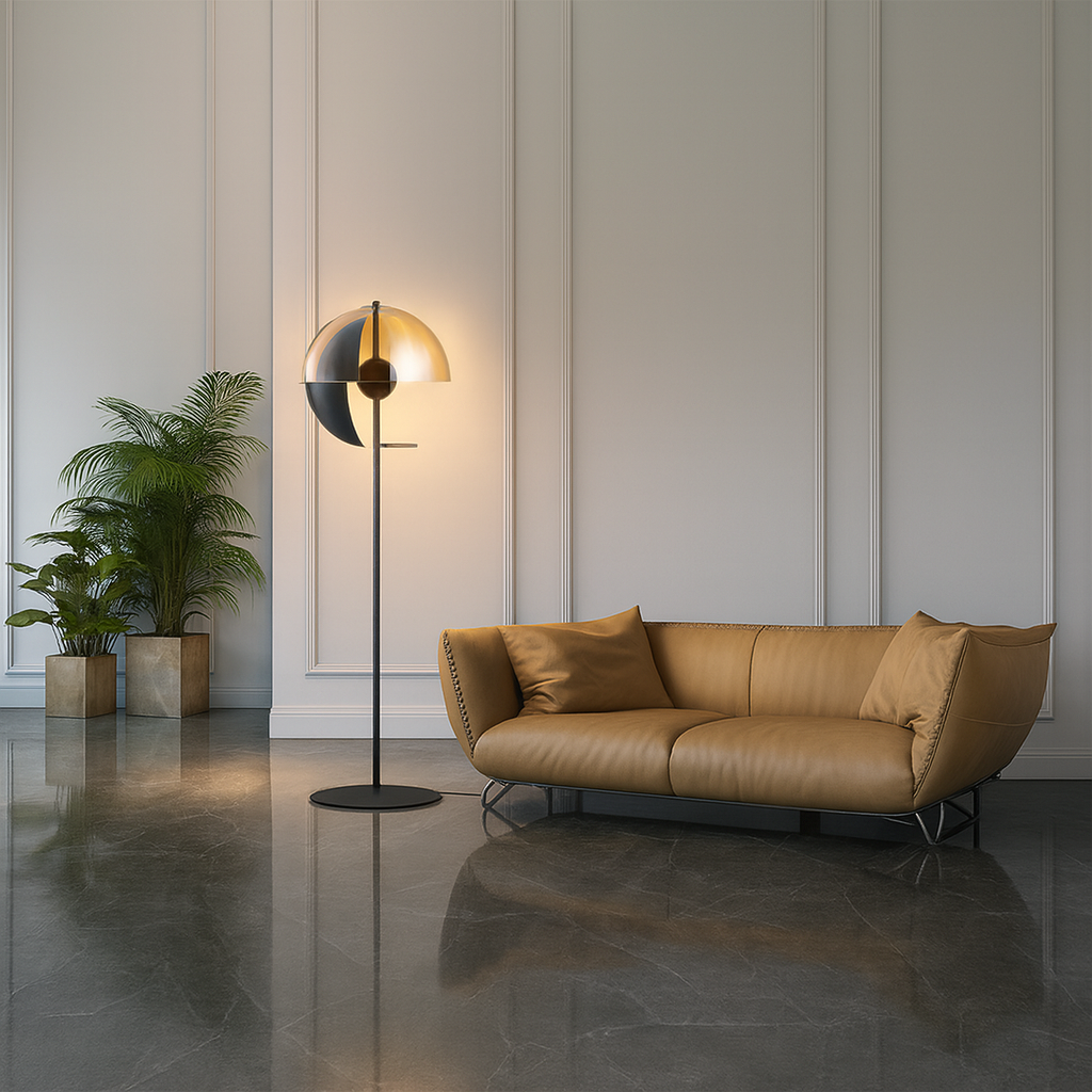 Lampadaire en verre Hau