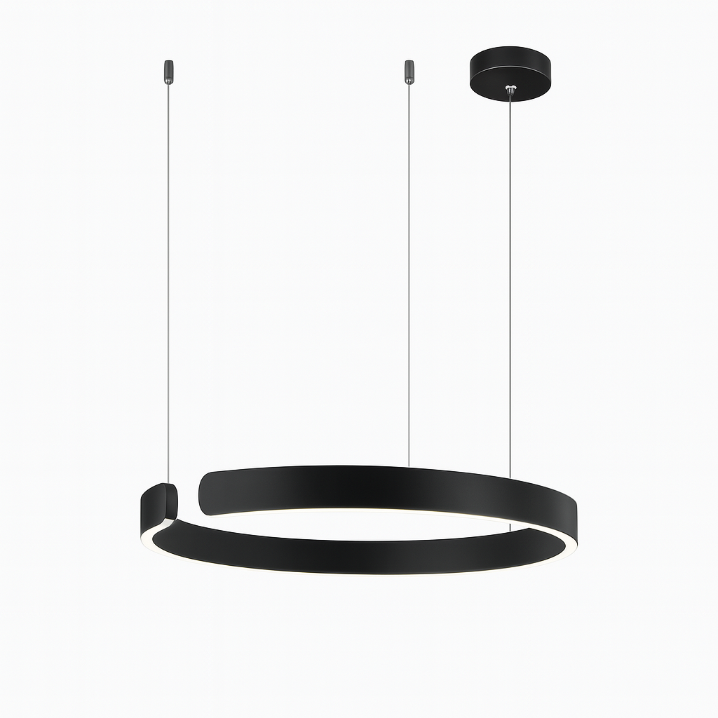 Lampe pendante moderne en forme de cercle