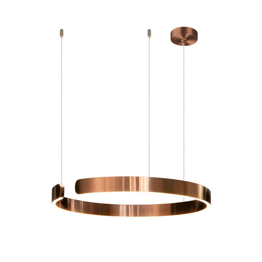 Lampe pendante moderne en forme de cercle