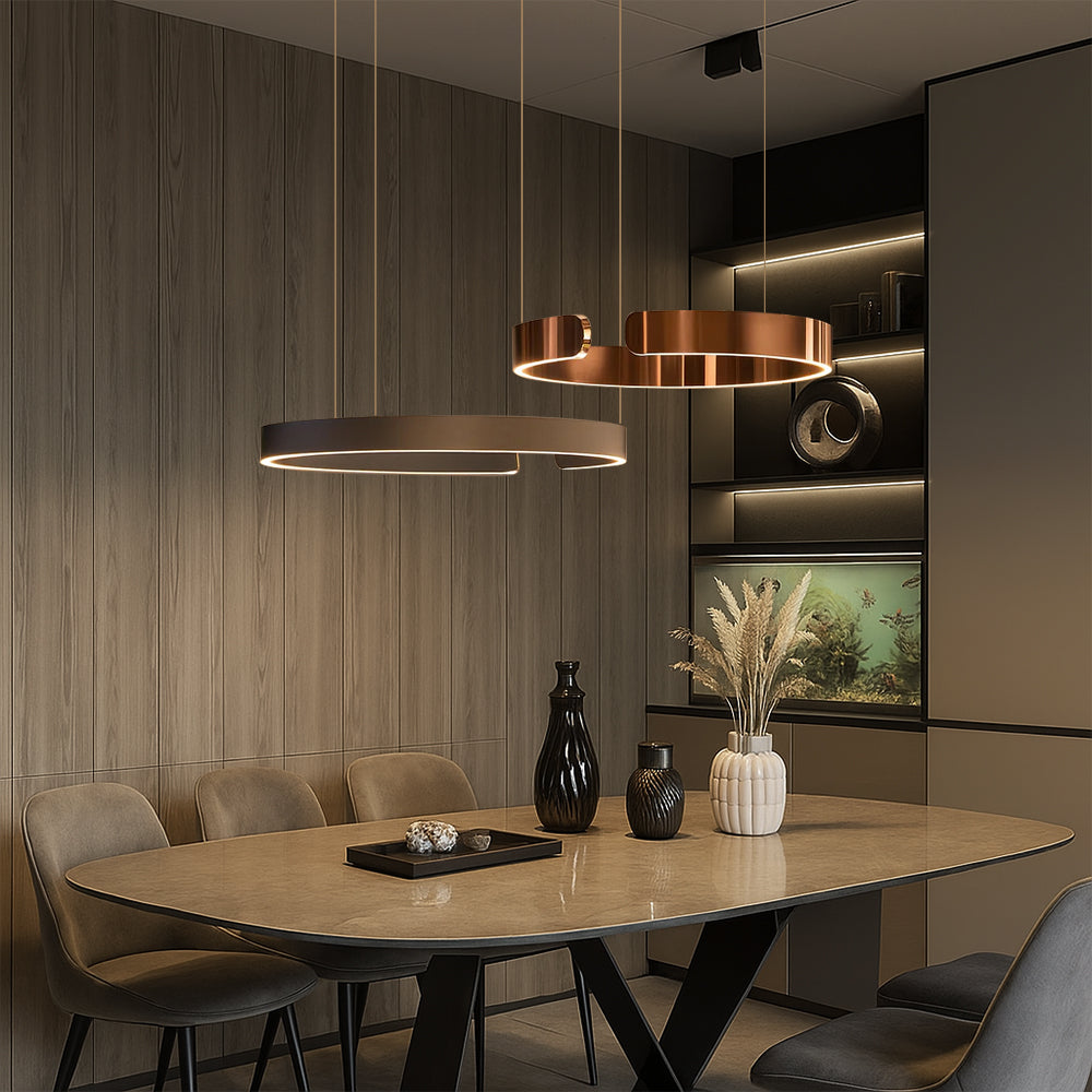 Lampe pendante anneau Esthetica