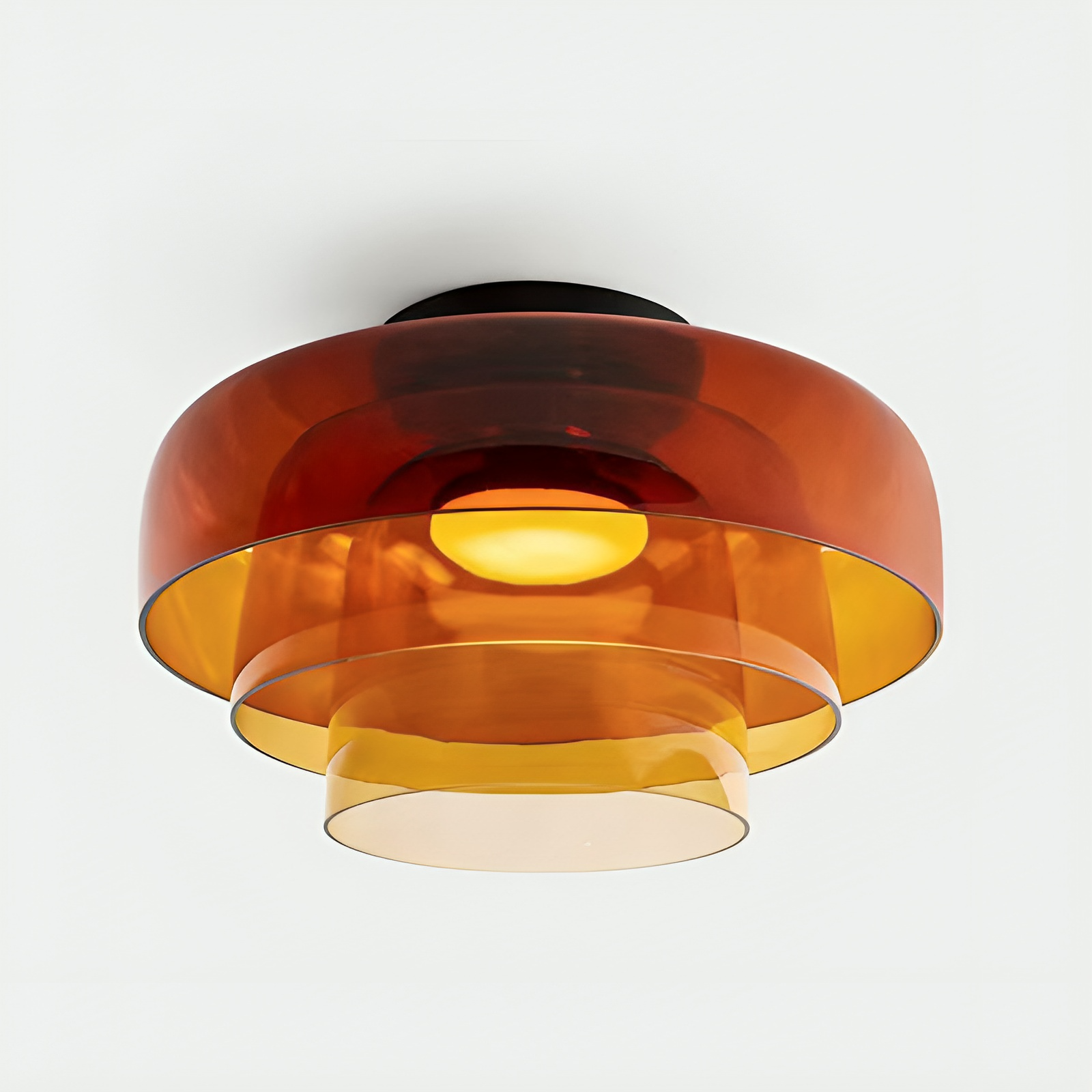 Lampe pendante nordique Bauhaus en verre